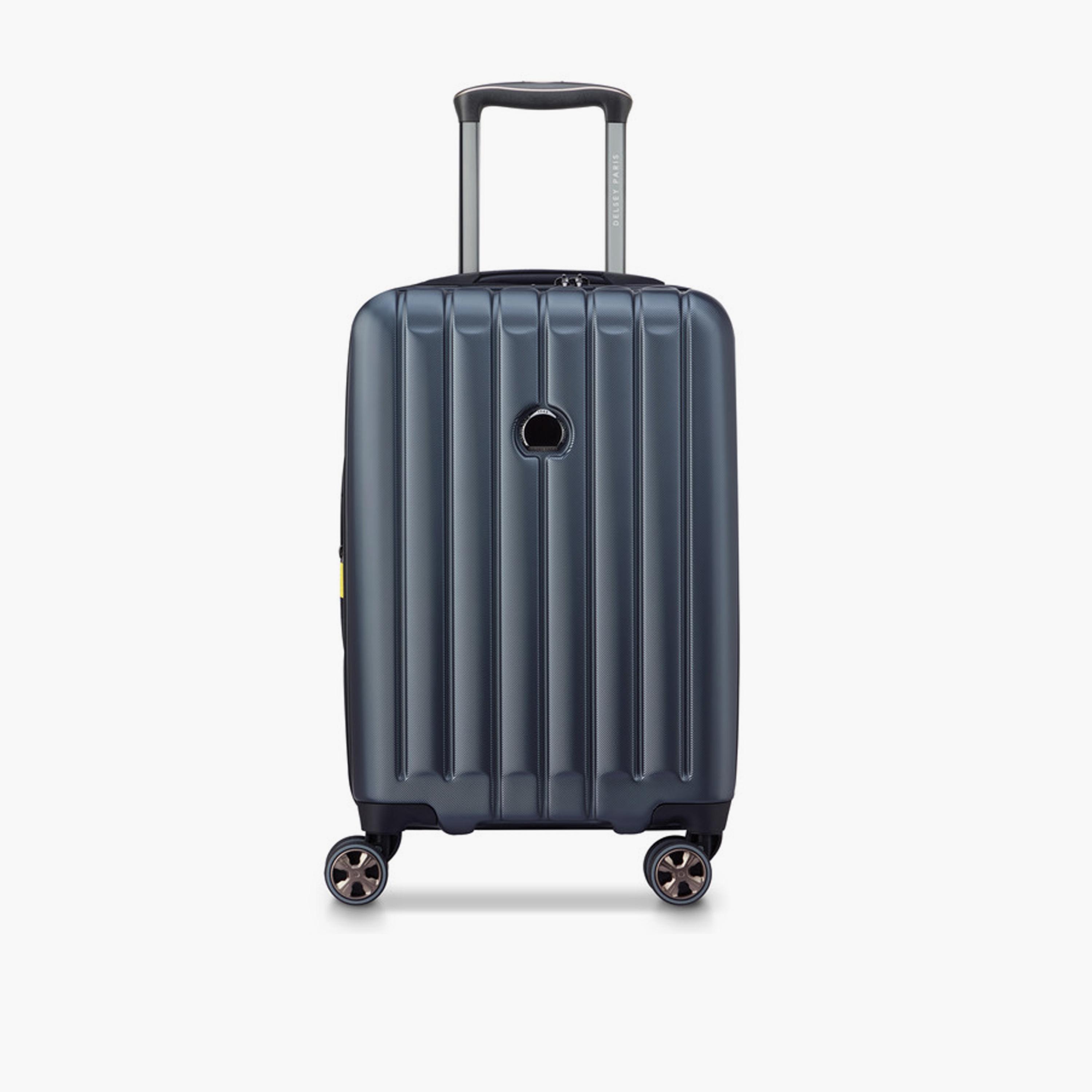 Delsey Longitude 55 CM Small Cabin Polycarbonate with ABS Hard Sided 4-Wheeler Spinner Trolley Bag with TSA Combination Lock-travel-luggagesandbags-luggage-image-1