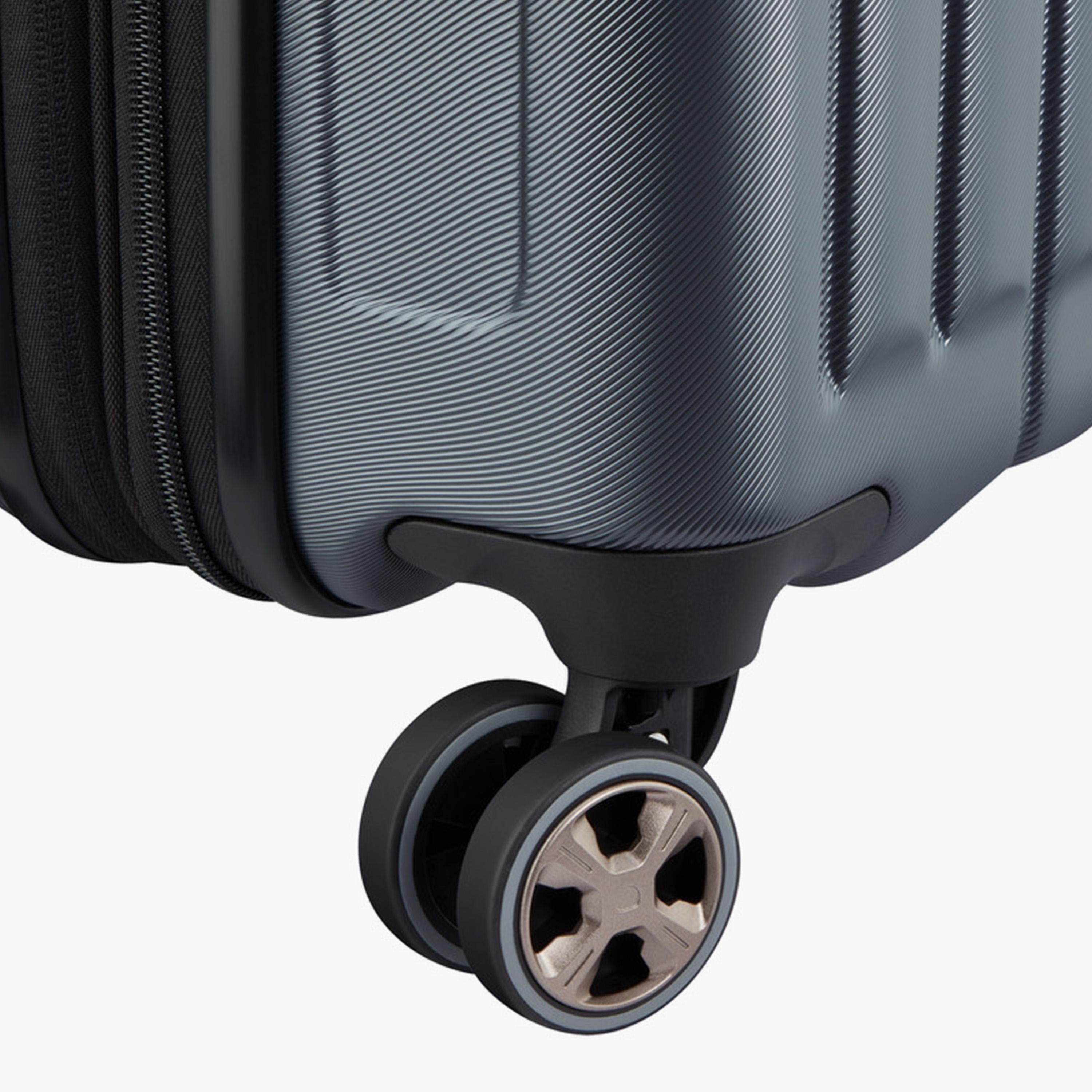 Delsey Longitude 55 CM Small Cabin Polycarbonate with ABS Hard Sided 4-Wheeler Spinner Trolley Bag with TSA Combination Lock-travel-luggagesandbags-luggage-image-8