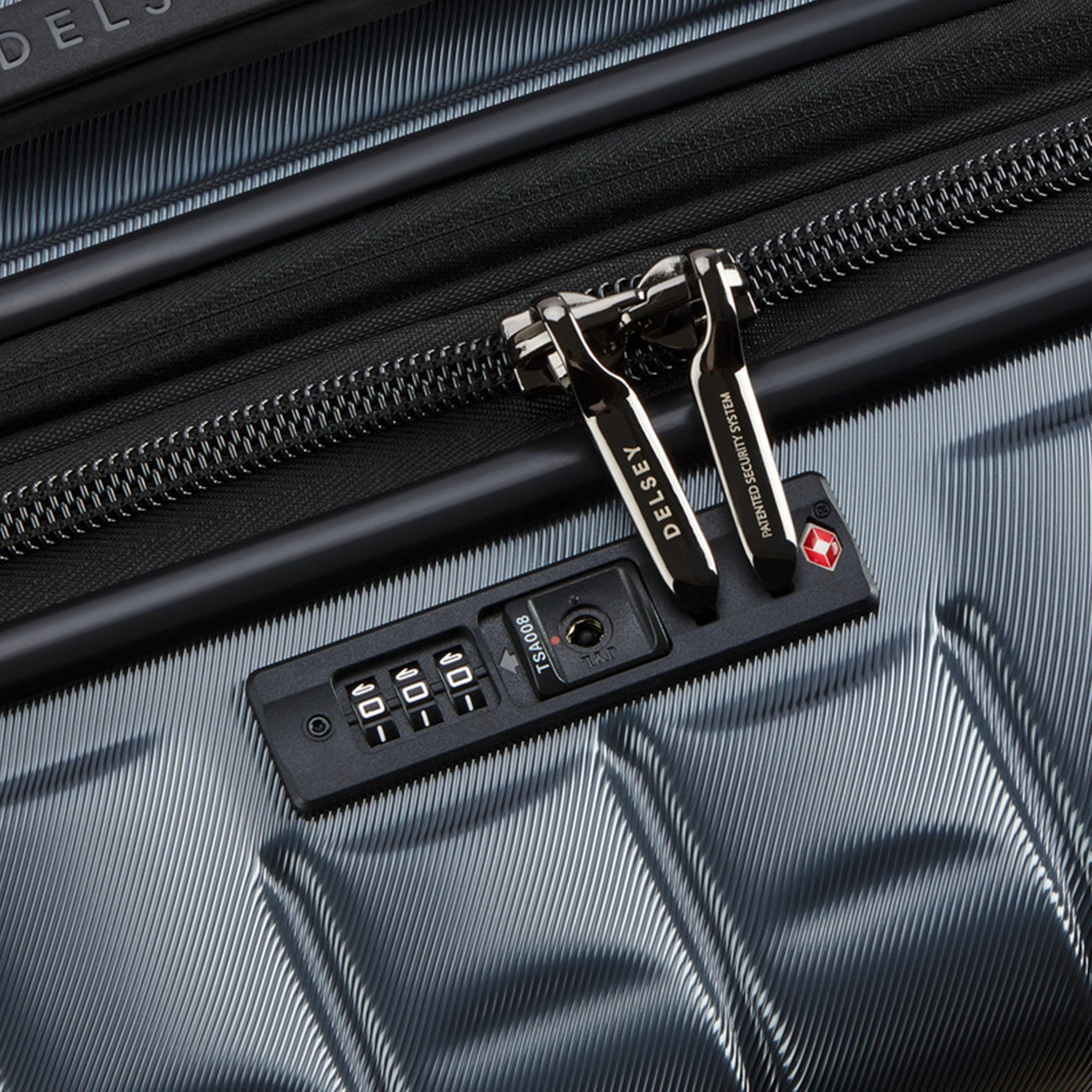 Delsey Longitude 69 CM Medium Check-in Polycarbonate with ABS Hard Sided 4-Wheeler Spinner Trolley Bag with TSA Combination Lock-travel-luggagesandbags-luggage-image-7