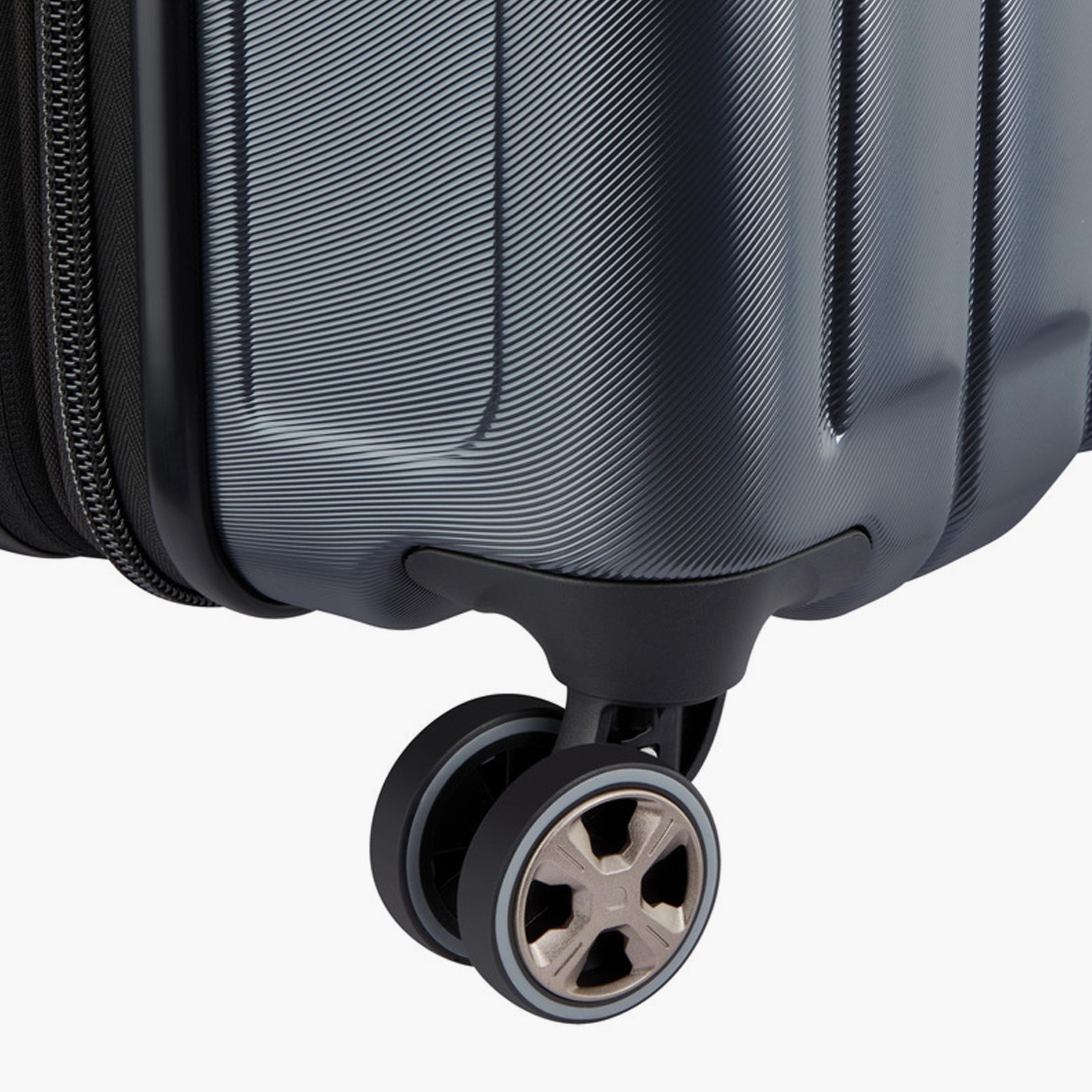 Delsey Longitude 69 CM Medium Check-in Polycarbonate with ABS Hard Sided 4-Wheeler Spinner Trolley Bag with TSA Combination Lock-travel-luggagesandbags-luggage-image-8