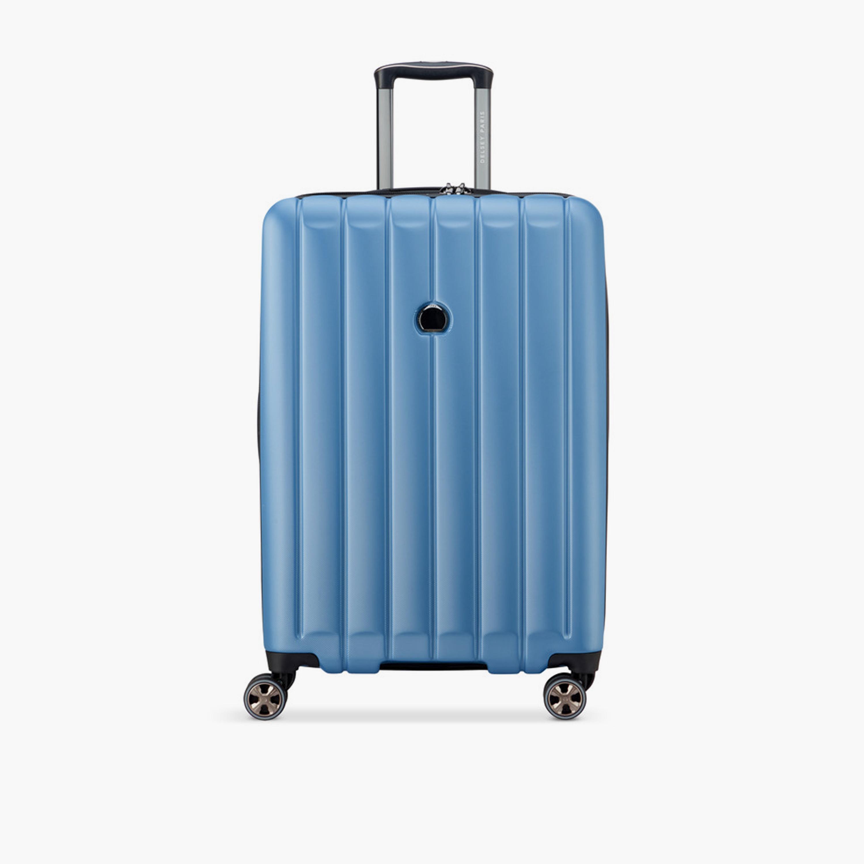 Delsey Longitude 69 CM Medium Check-in Polycarbonate with ABS Hard Sided 4-Wheeler Spinner Trolley Bag with TSA Combination Lock-travel-luggagesandbags-luggage-image-1