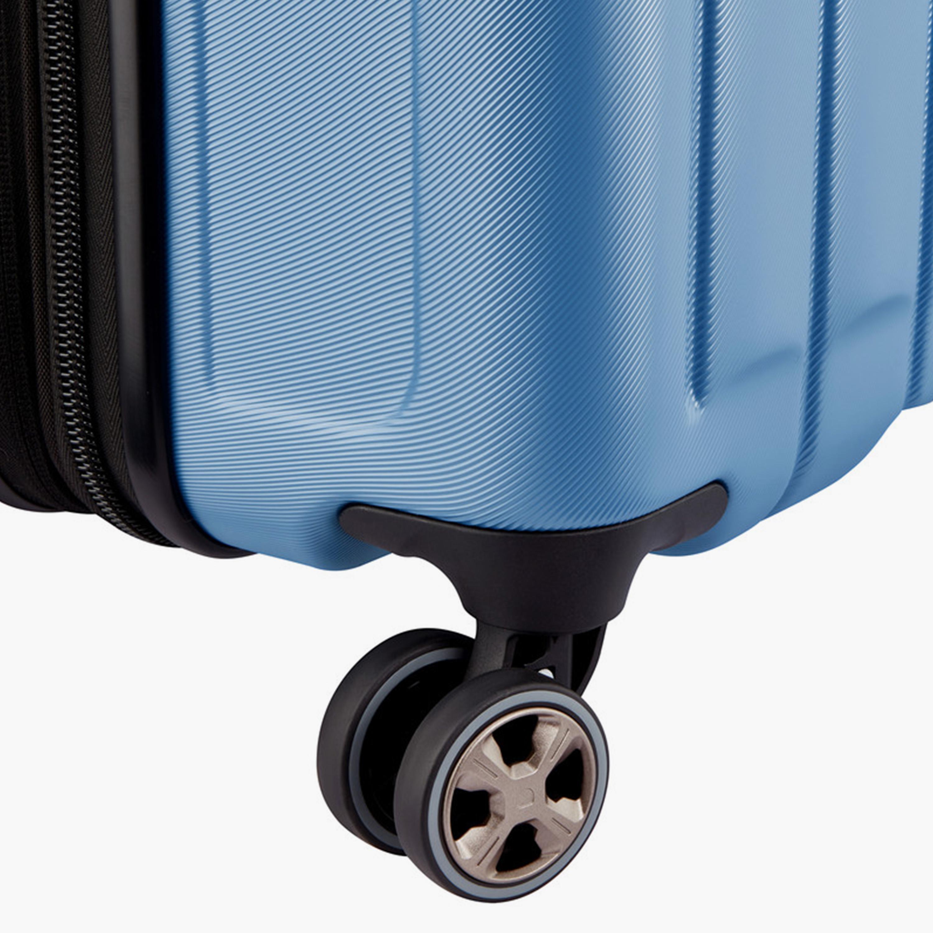 Delsey Longitude Set of 3 Polycarbonate with ABS Hard Sided 4-Wheeler Spinner Trolley Bag with TSA Combination Lock-travel-luggagesandbags-luggage-image-4