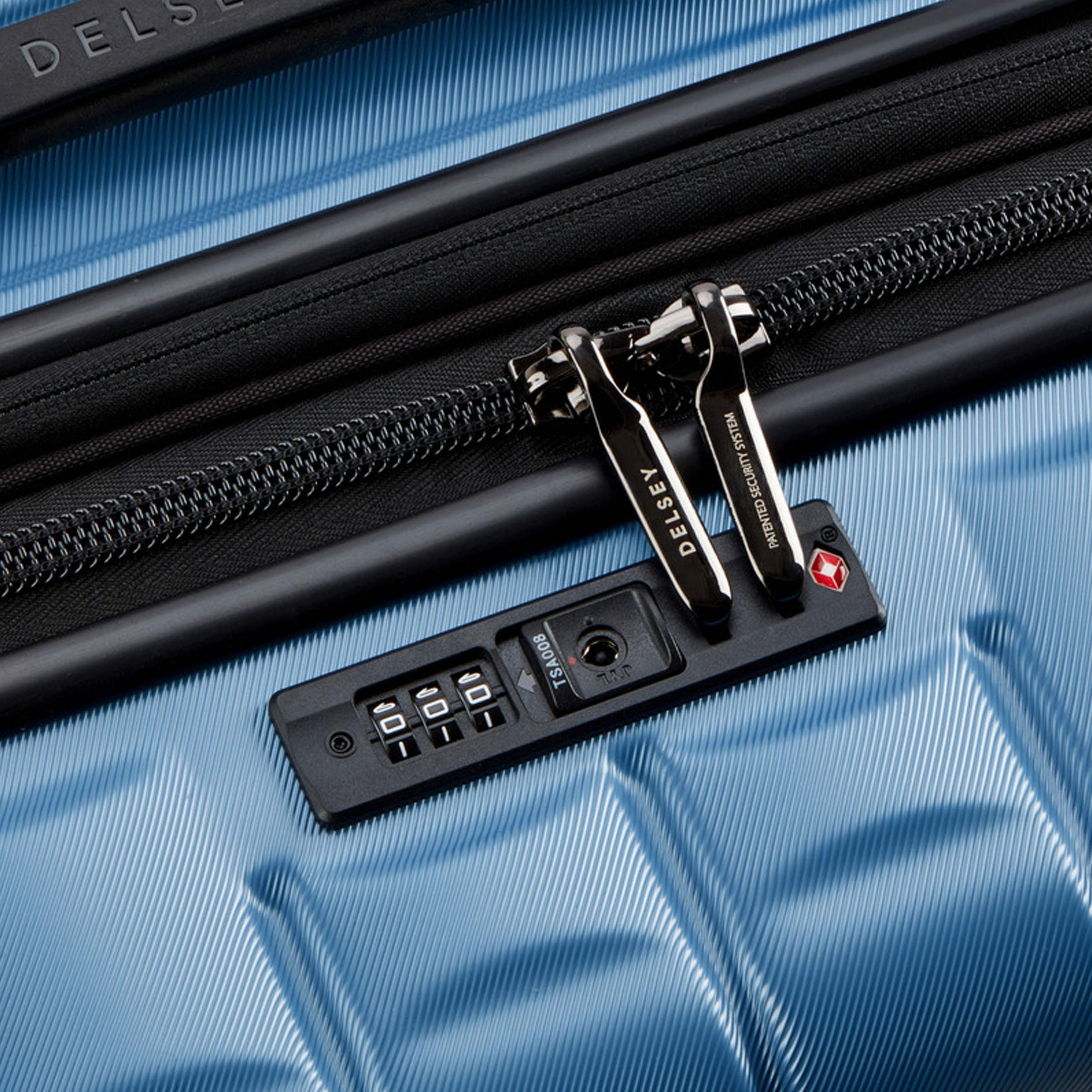 Delsey Longitude Set of 3 Polycarbonate with ABS Hard Sided 4-Wheeler Spinner Trolley Bag with TSA Combination Lock-travel-luggagesandbags-luggage-image-8