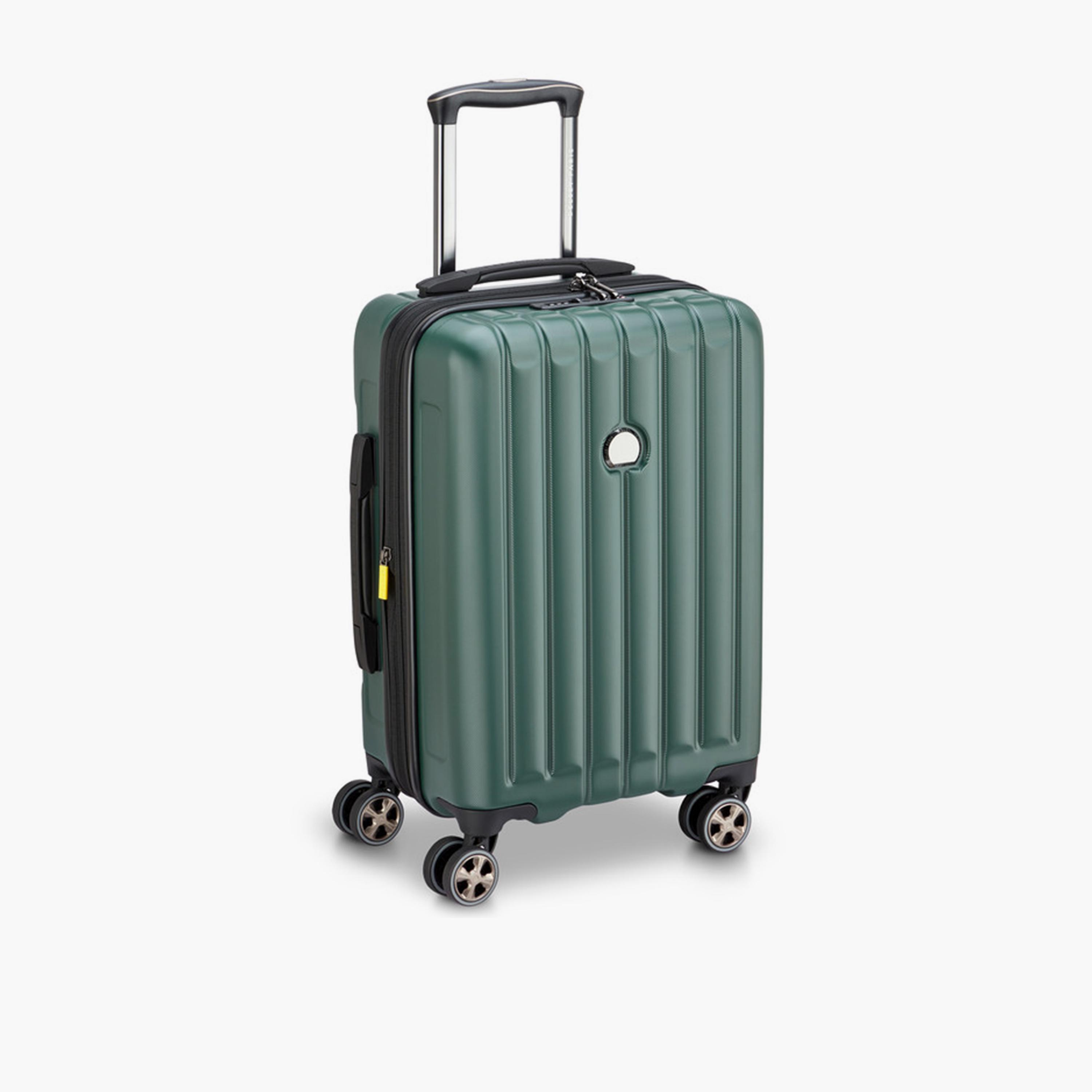 Delsey Longitude 55 CM Small Cabin Polycarbonate with ABS Hard Sided 4-Wheeler Spinner Trolley Bag with TSA Combination Lock-travel-luggagesandbags-luggage-image-5