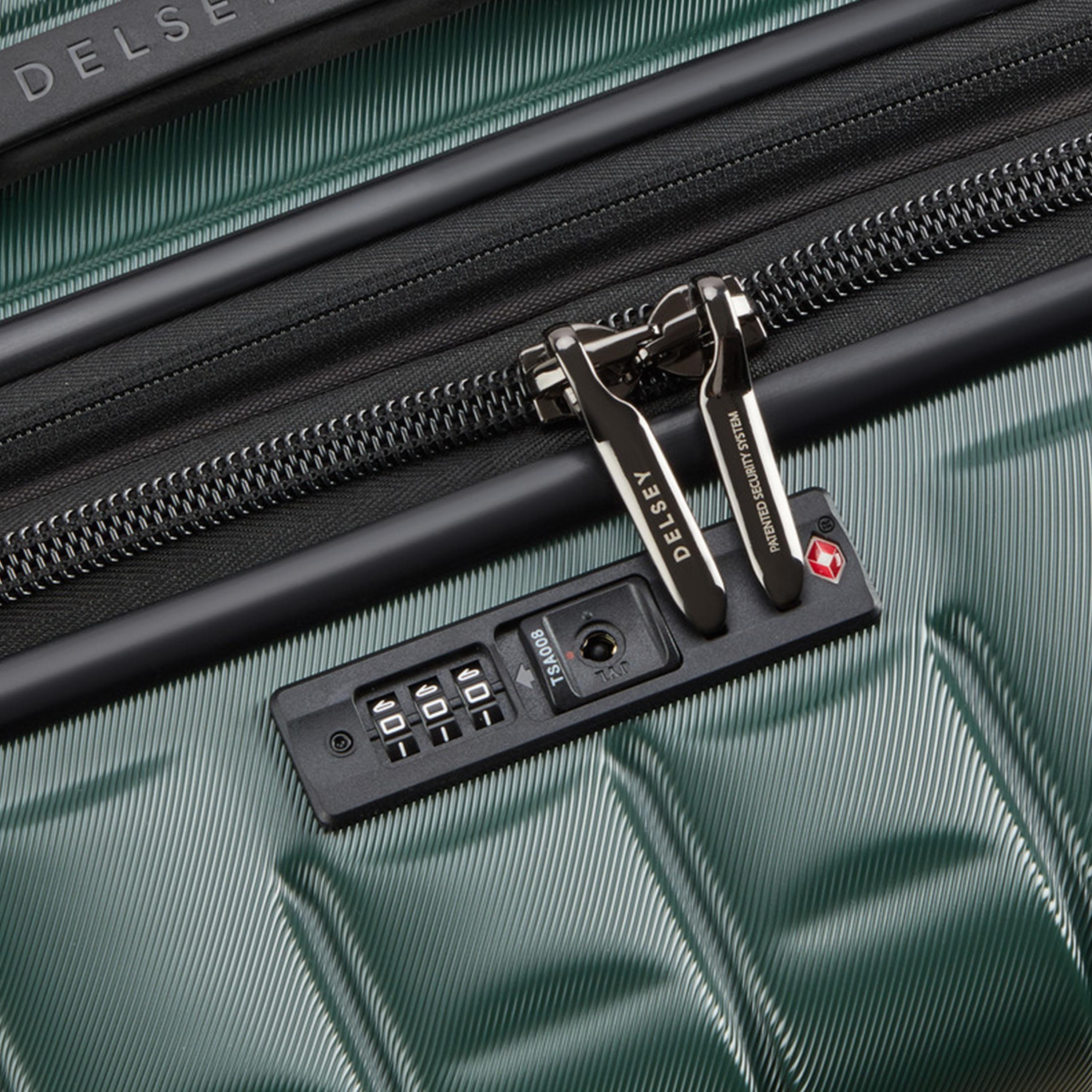 Delsey Longitude 69 CM Medium Check-in Polycarbonate with ABS Hard Sided 4-Wheeler Spinner Trolley Bag with TSA Combination Lock-travel-luggagesandbags-luggage-image-7