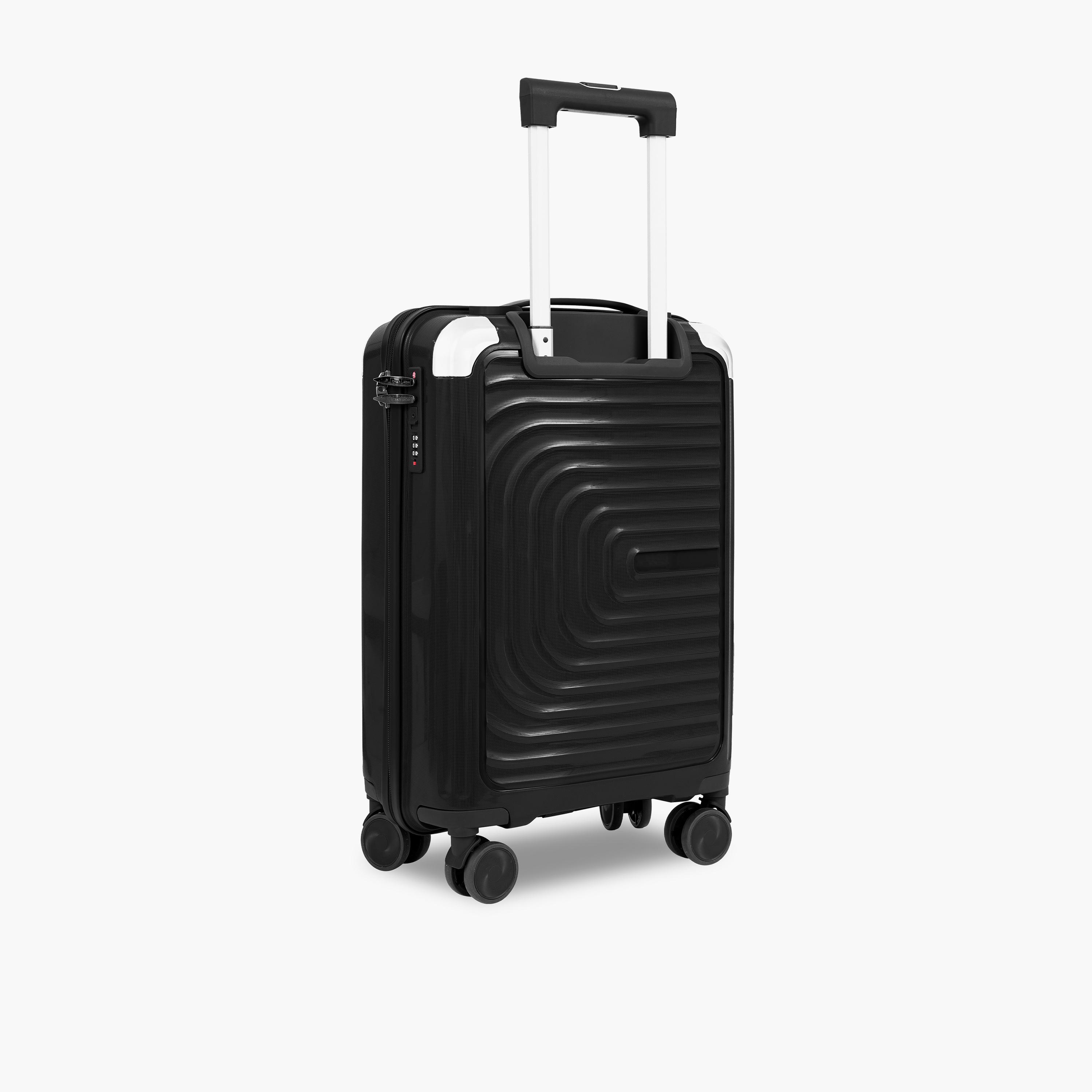 Para John Boltrix 55 CM Small Cabin Polypropylene Hard Sided 4-Wheeler Spinner Trolley Bag With 3 Dial Combination Lock-travel-luggagesandbags-luggage-image-6