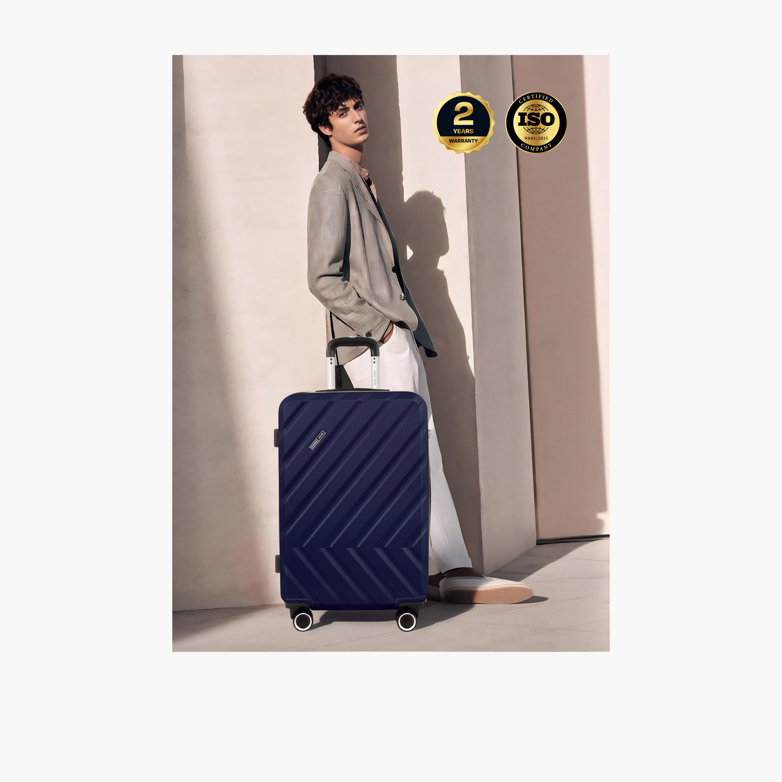 Para John Prisma 62 CM Medium Check-in ABS Hard Sided 4-Wheeler Spinner Trolley Bag With 3 Dial Combination Lock-travel-luggagesandbags-luggage-image-5