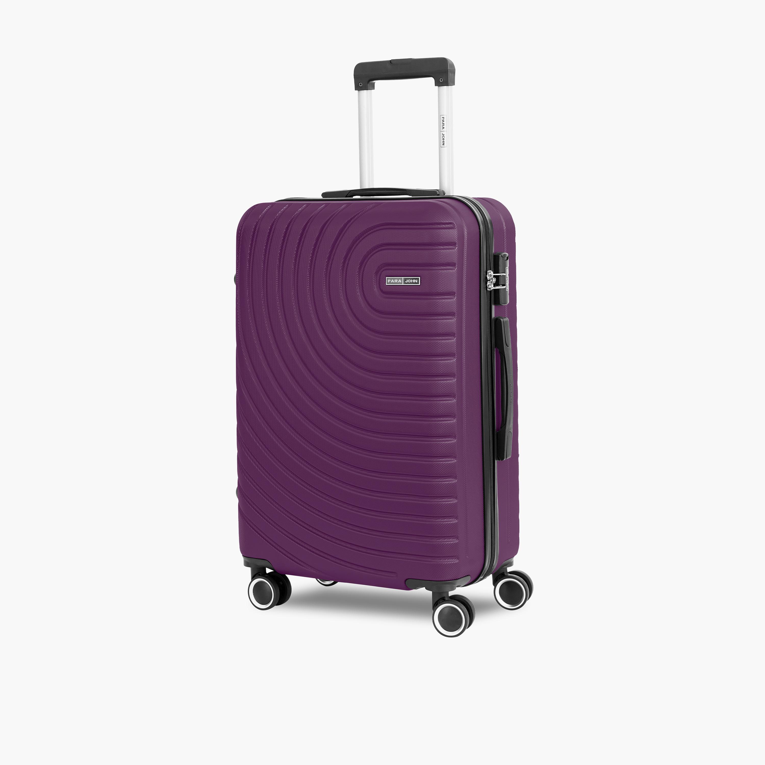 Para John Circles 55 CM Small Cabin ABS Hard Sided 4-Wheeler Spinner Trolley Bag With 3 Dial Combination Lock-travel-luggagesandbags-luggage-image-1