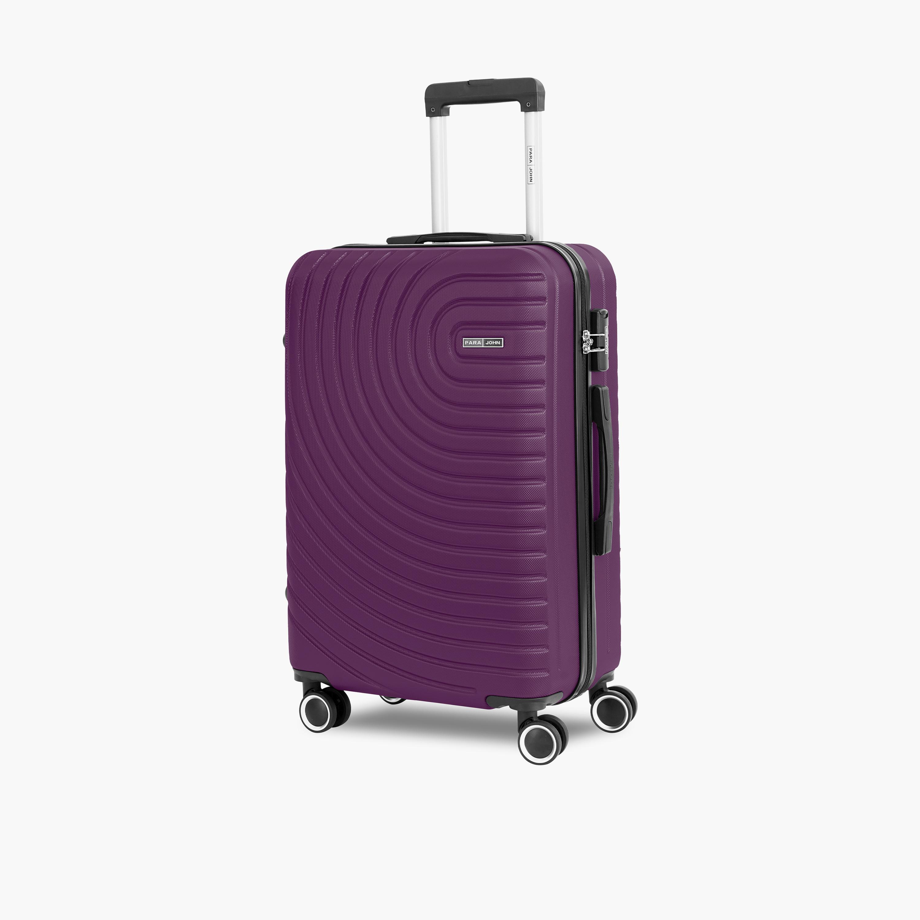 Para John Circles 62 CM Medium Check-in ABS Hard Sided 4-Wheeler Spinner Trolley Bag With 3 Dial Combination Lock-travel-luggagesandbags-luggage-image-1