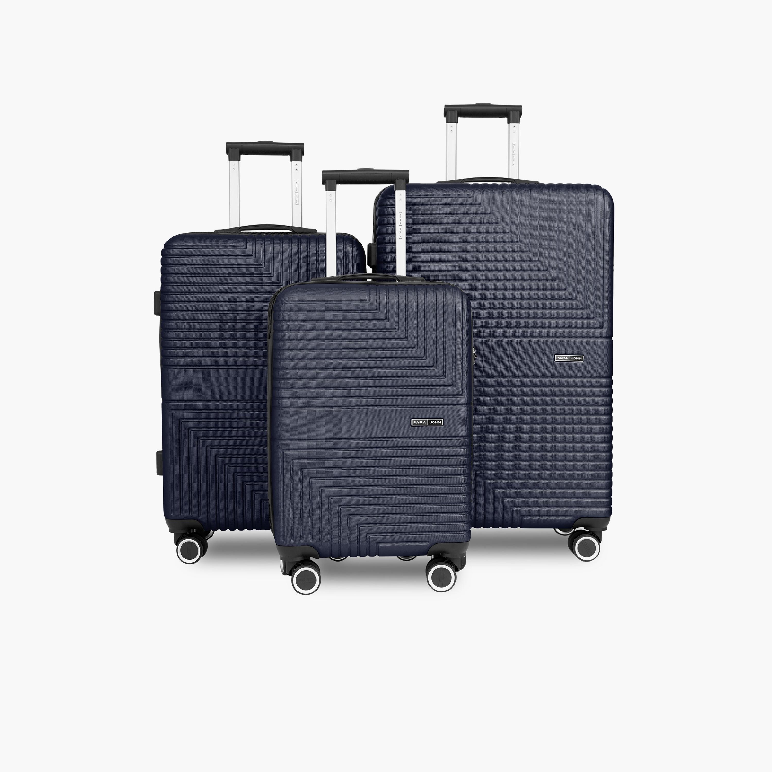 Para John Strato Set of 3 ABS Hard Sided 4-Wheeler Spinner Trolley Bag With 3 Dial Combination Lock-travel-luggagesandbags-luggage-image-7