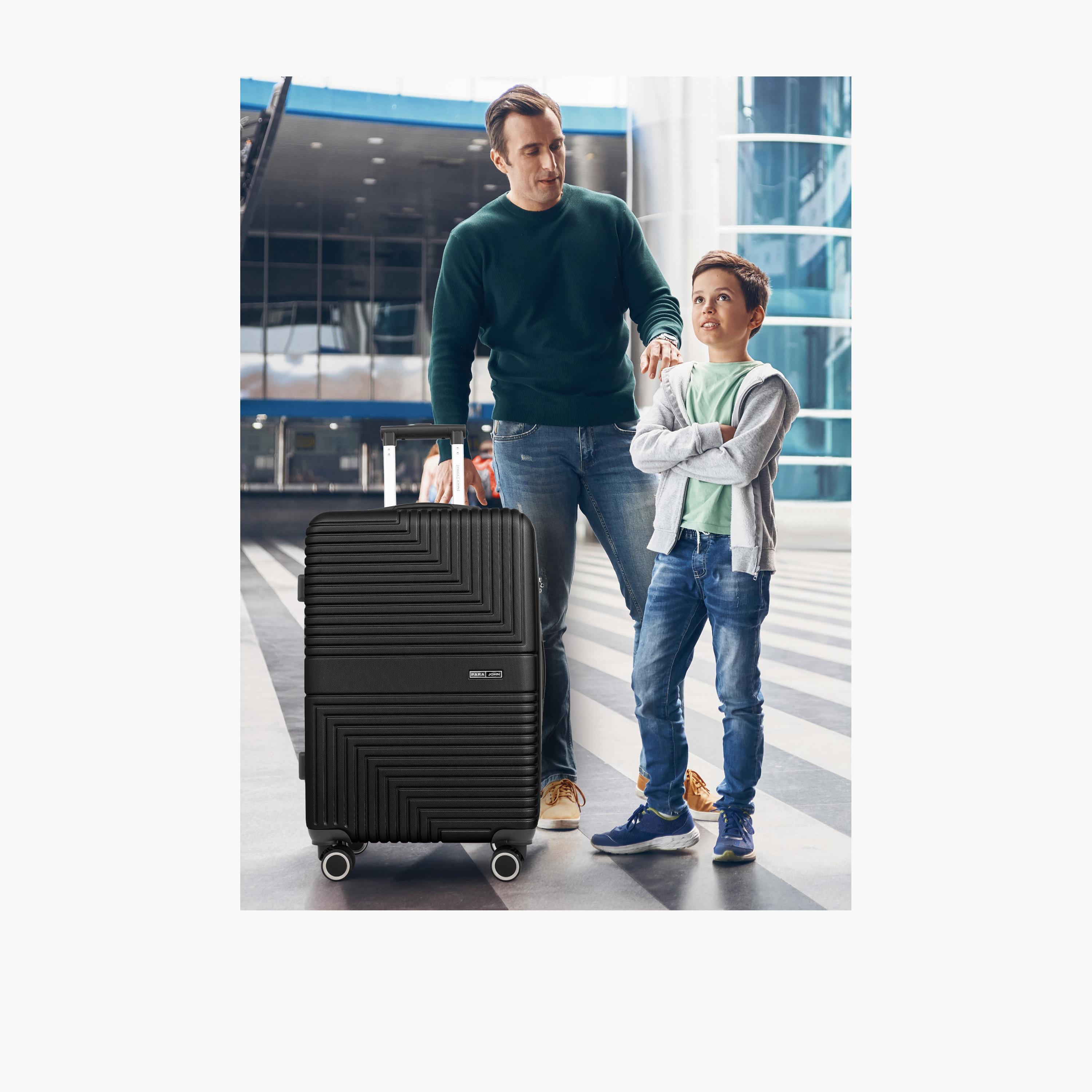Para John Strato 55 CM Small Cabin ABS Hard Sided 4-Wheeler Spinner Trolley Bag With 3 Dial Combination Lock-travel-luggagesandbags-luggage-image-5
