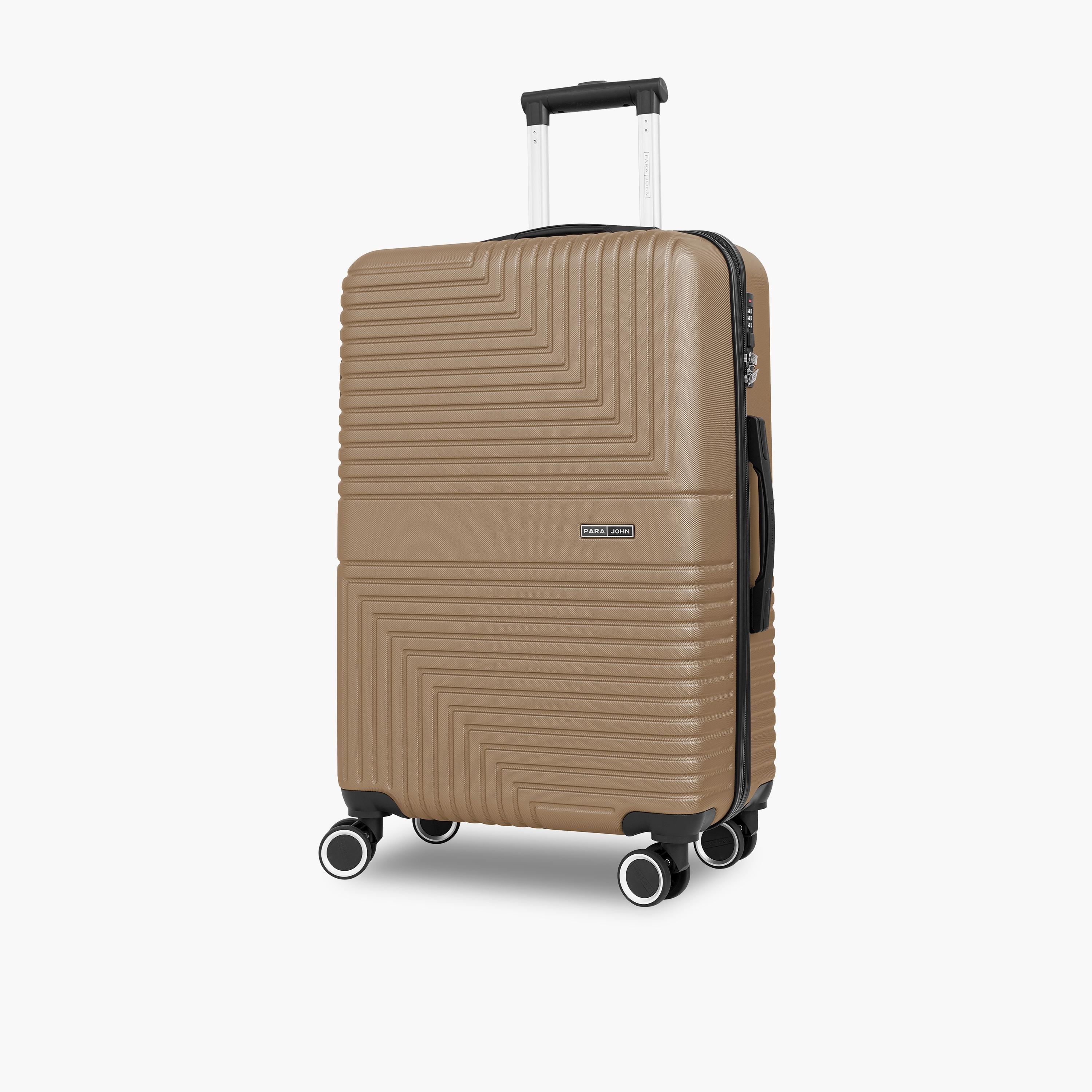 Para John Strato 55 CM Small Cabin ABS Hard Sided 4-Wheeler Spinner Trolley Bag With 3 Dial Combination Lock-travel-luggagesandbags-luggage-image-7