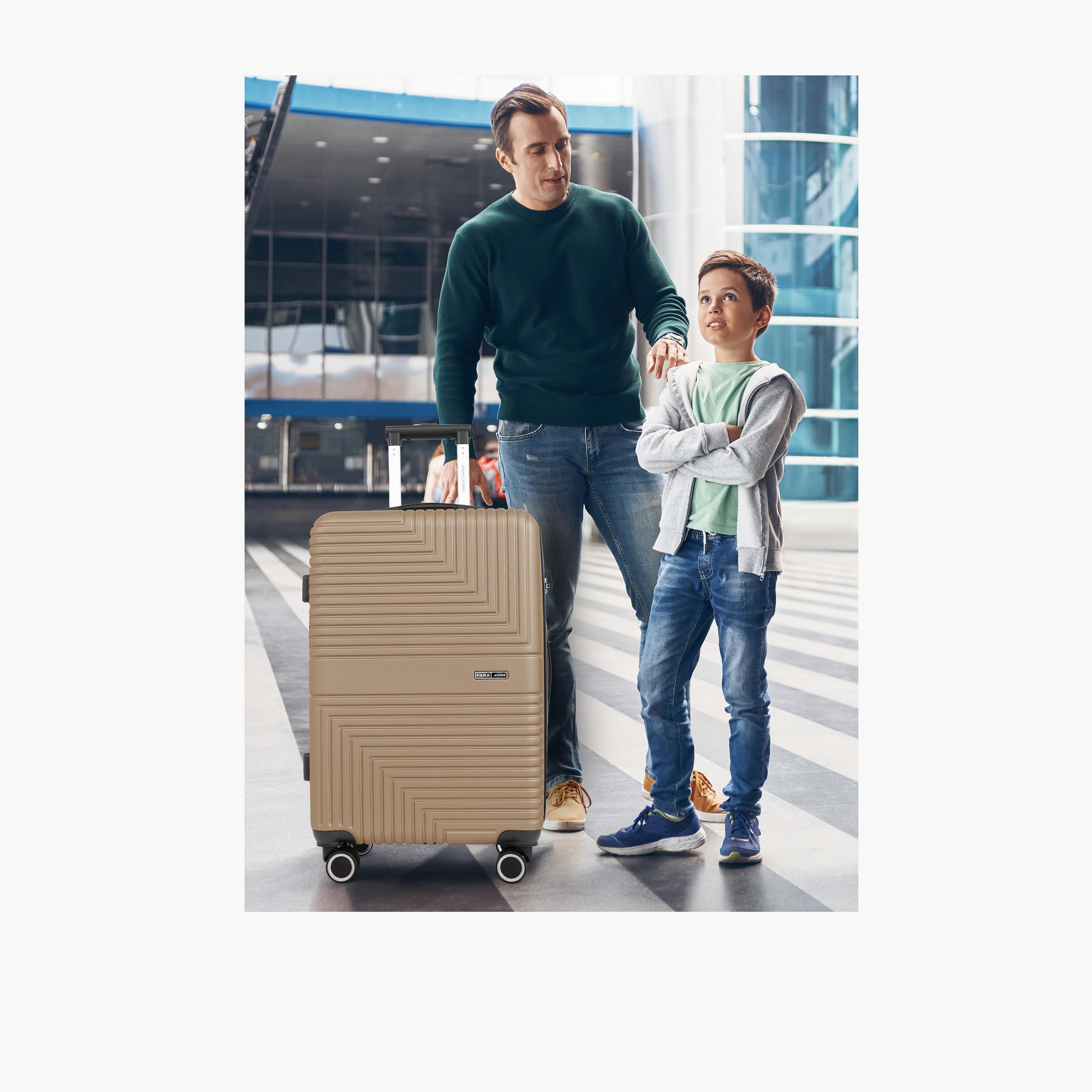 Para John Strato 55 CM Small Cabin ABS Hard Sided 4-Wheeler Spinner Trolley Bag With 3 Dial Combination Lock-travel-luggagesandbags-luggage-image-11