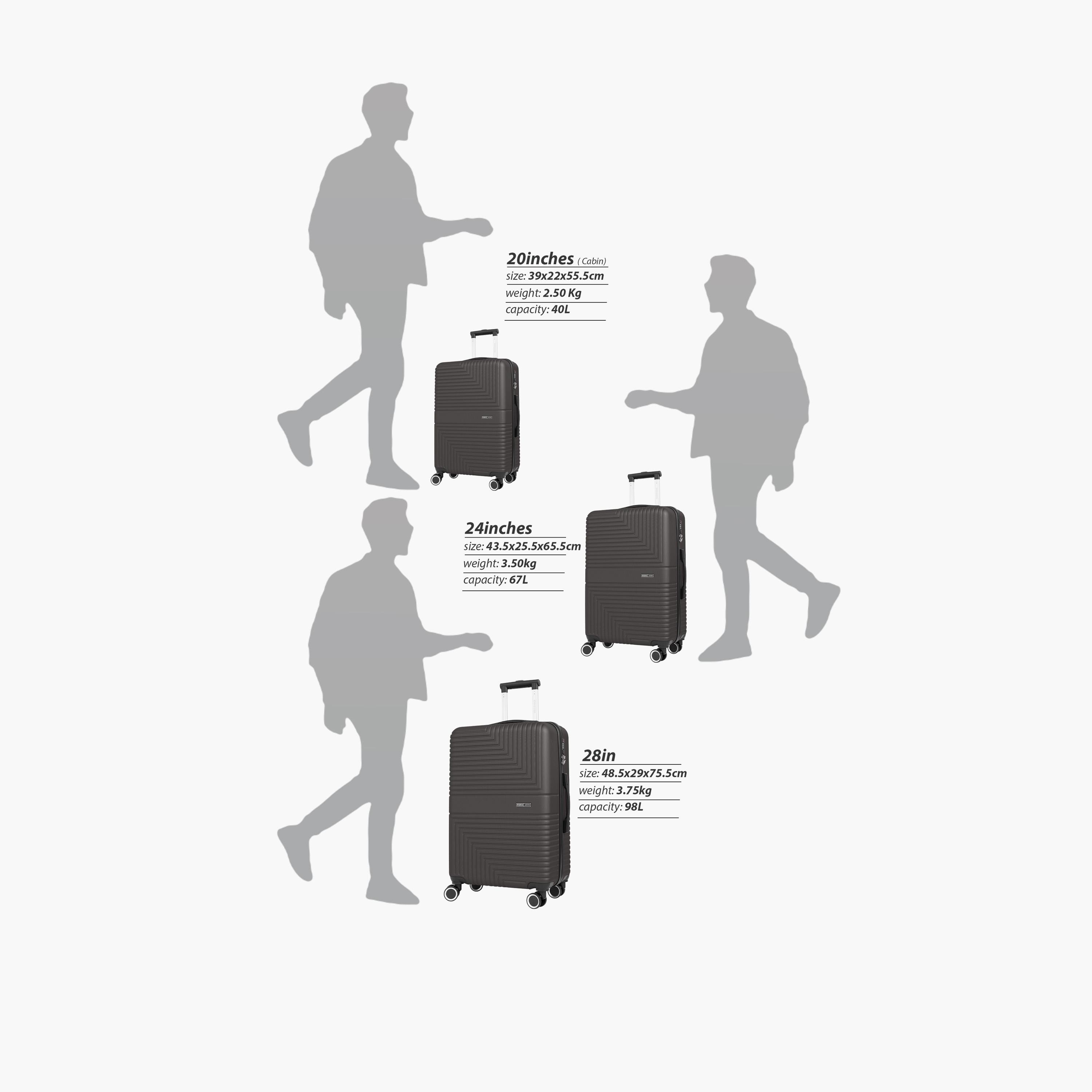 Para John Strato 62 CM Medium Check-in ABS Hard Sided 4-Wheeler Spinner Trolley Bag With 3 Dial Combination Lock-travel-luggagesandbags-luggage-image-14