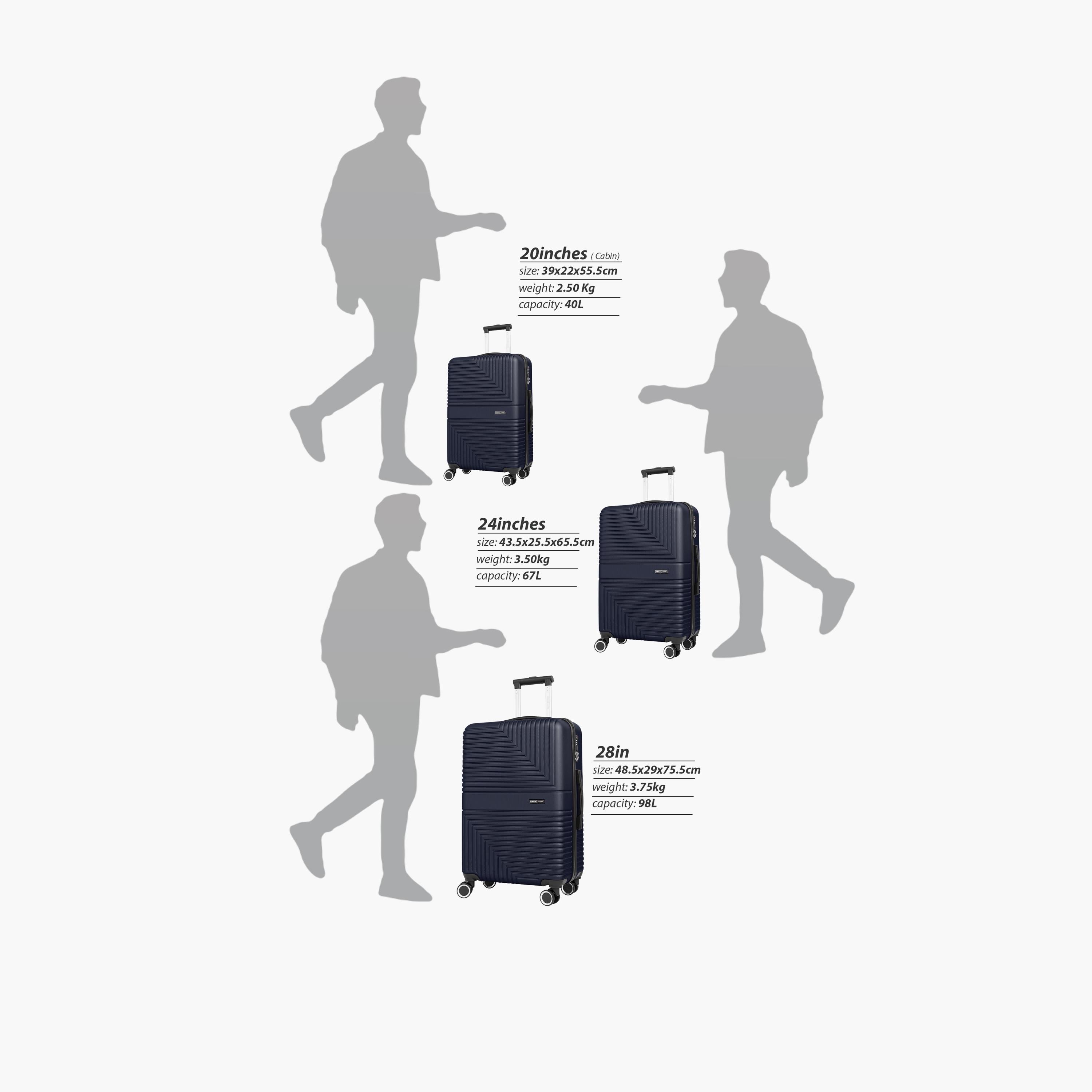 Para John Strato 62 CM Medium Check-in ABS Hard Sided 4-Wheeler Spinner Trolley Bag With 3 Dial Combination Lock-travel-luggagesandbags-luggage-image-20
