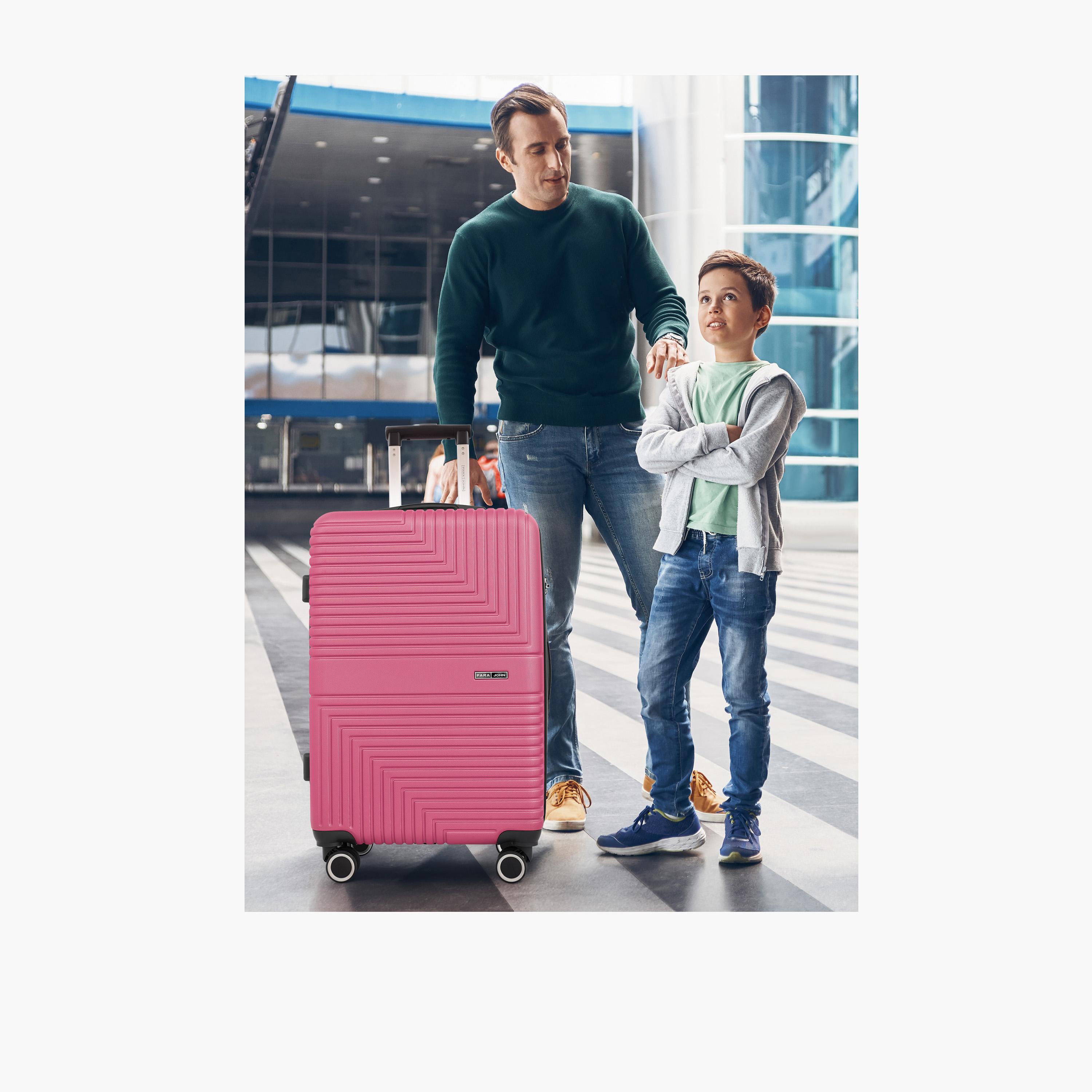 Para John Strato 62 CM Medium Check-in ABS Hard Sided 4-Wheeler Spinner Trolley Bag With 3 Dial Combination Lock-travel-luggagesandbags-luggage-image-5