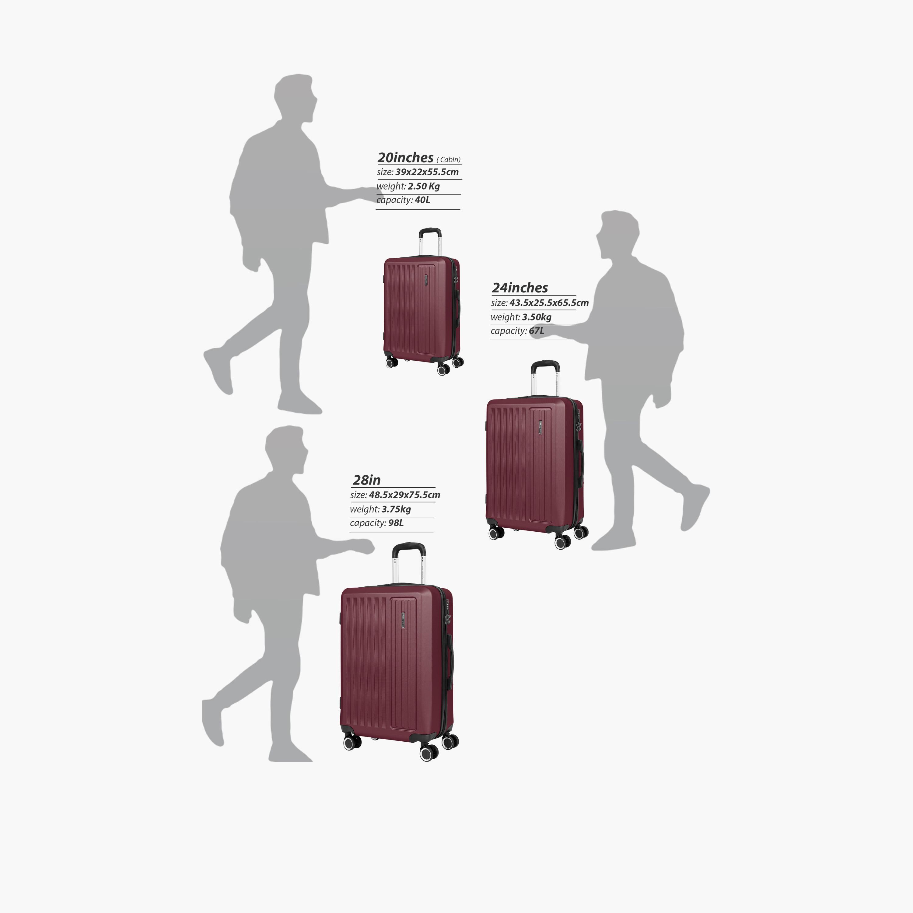 Para John Nexus 62 CM Medium Check-in ABS Hard Sided 4-Wheeler Spinner Trolley Bag With 3 Dial Combination Lock-travel-luggagesandbags-luggage-image-26