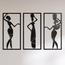 طقم زينة حائط مؤطرة 3 قطع - فيم - 50x100 سم-household-walldecorandmirrors-wallaccents-image-2