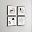 Fame 4-Piece Framed Canvas Wall Art Set - 50x50 cm-promo_HC_SA_discountpromo_20042020-image-1