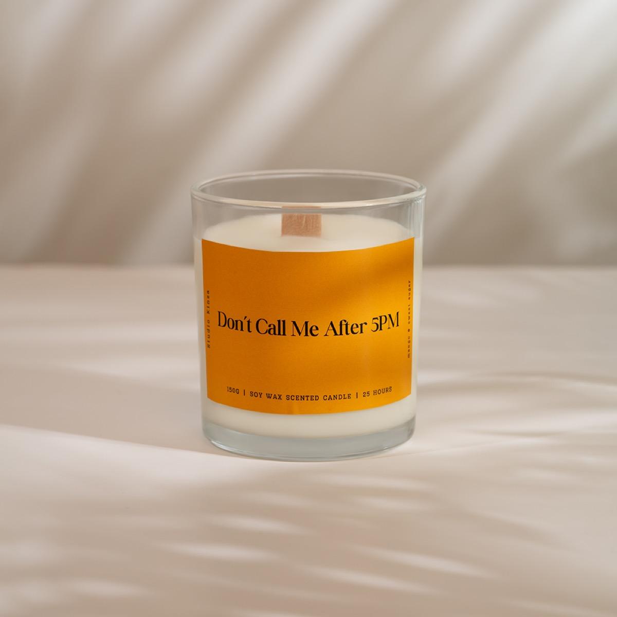Dont call me after 5 PM Scented Jar Candle - 27 h