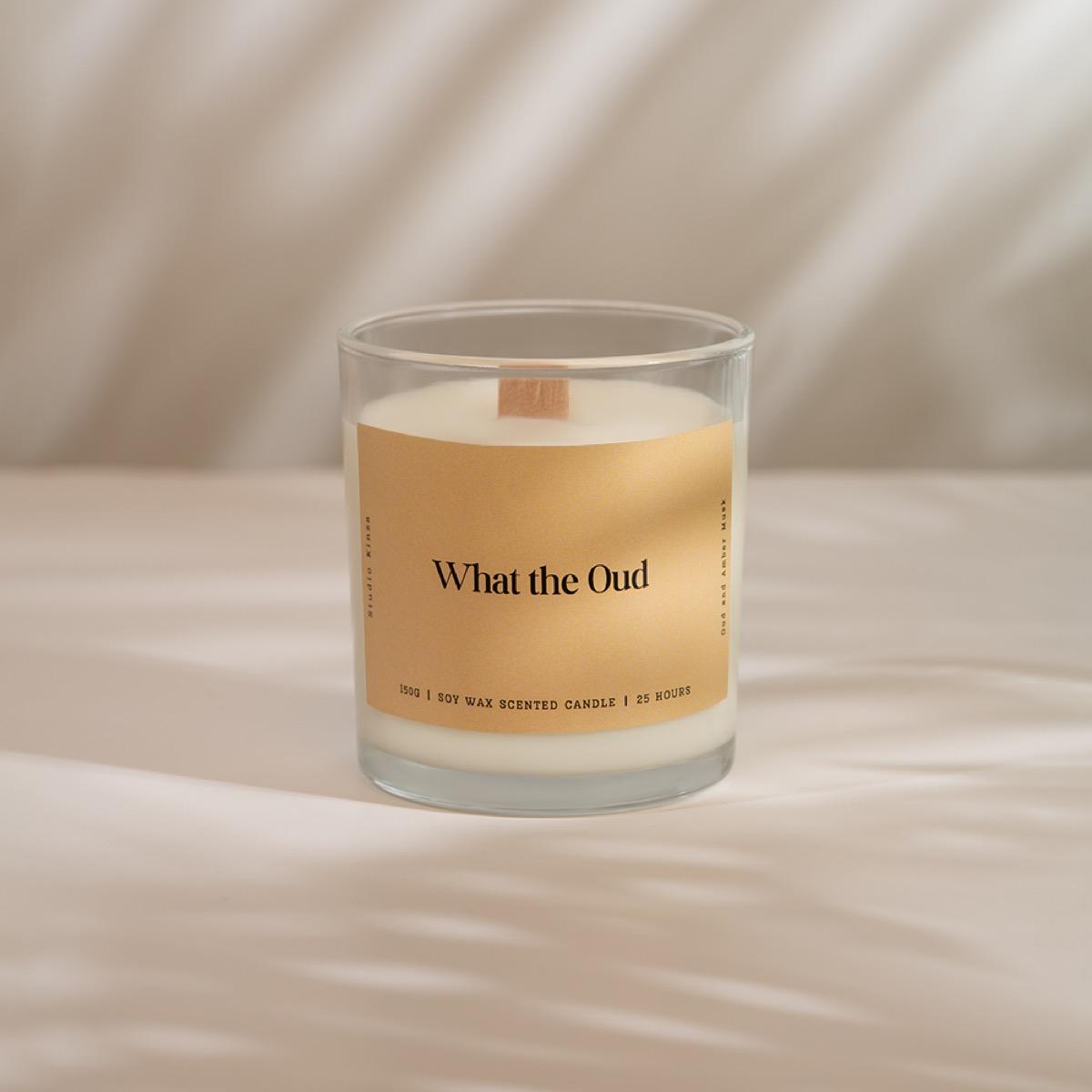 What the Oud Scented Jar Candle - 27 h