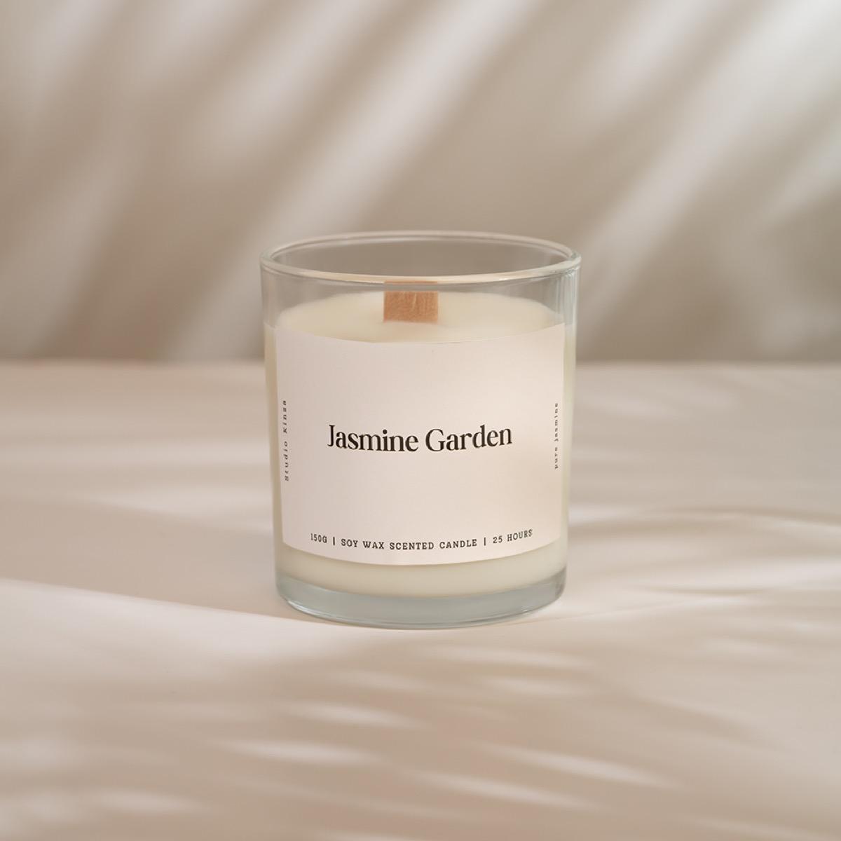 Jasmine Garden Scented Jar Candle - 27 h