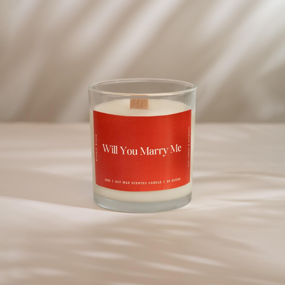 Will You Marry Me Scented Jar Candle - 27 h