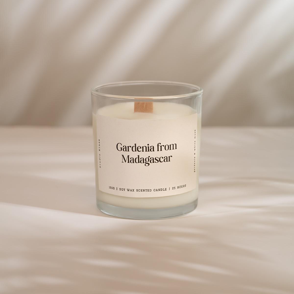 Gardenia from Madagascar Scented Jar Candle - 27 h