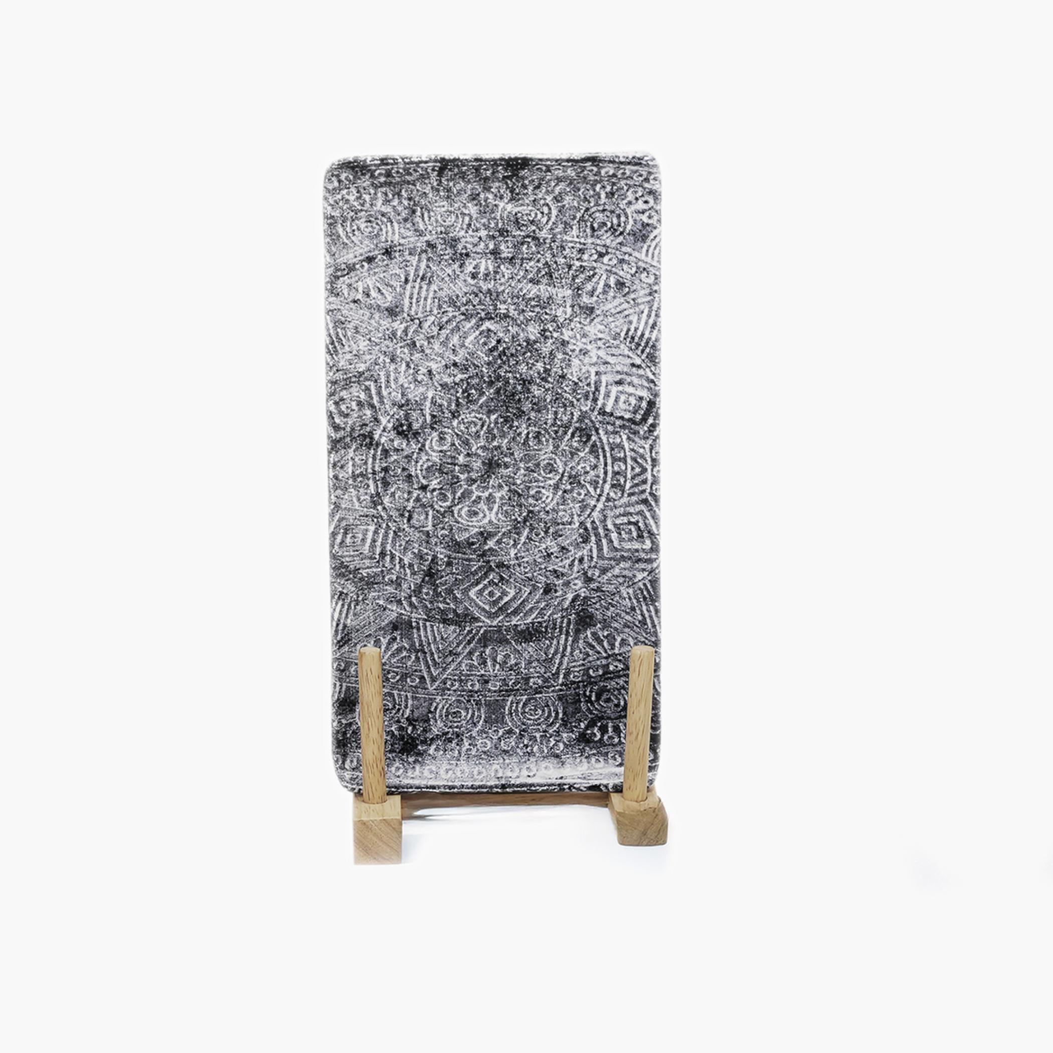 Patterned Ceramic Rectangular Serving Dish-household-dining-serveware-servingplatters-image-3