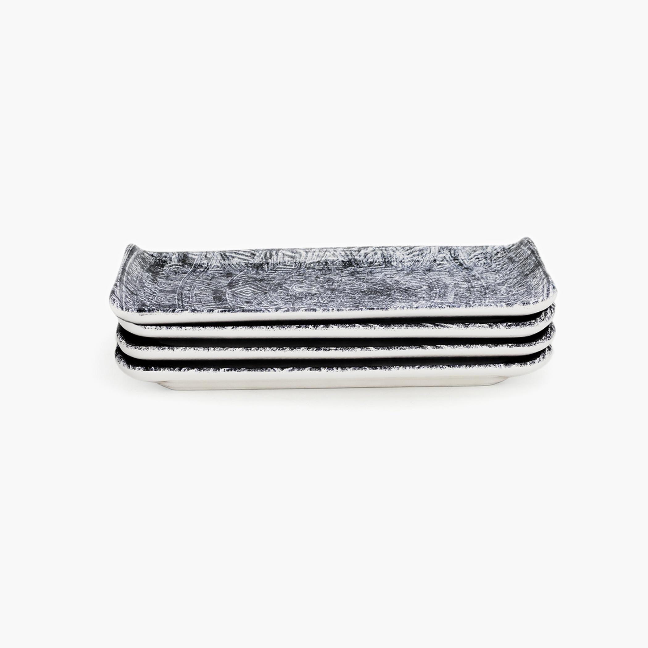 Patterned Ceramic Rectangular Serving Plates-household-dining-serveware-servingplatters-image-2