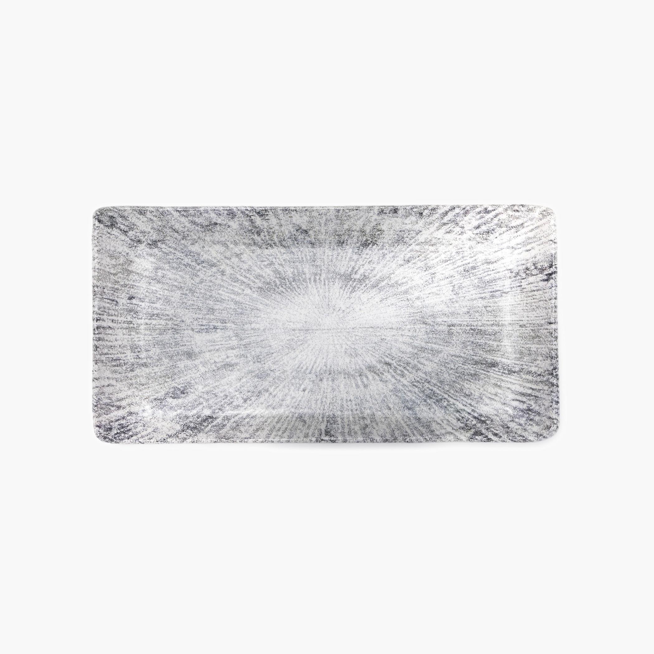 Abstract Ceramic Rectangular Serving Plate-household-dining-serveware-servingplatters-image-1