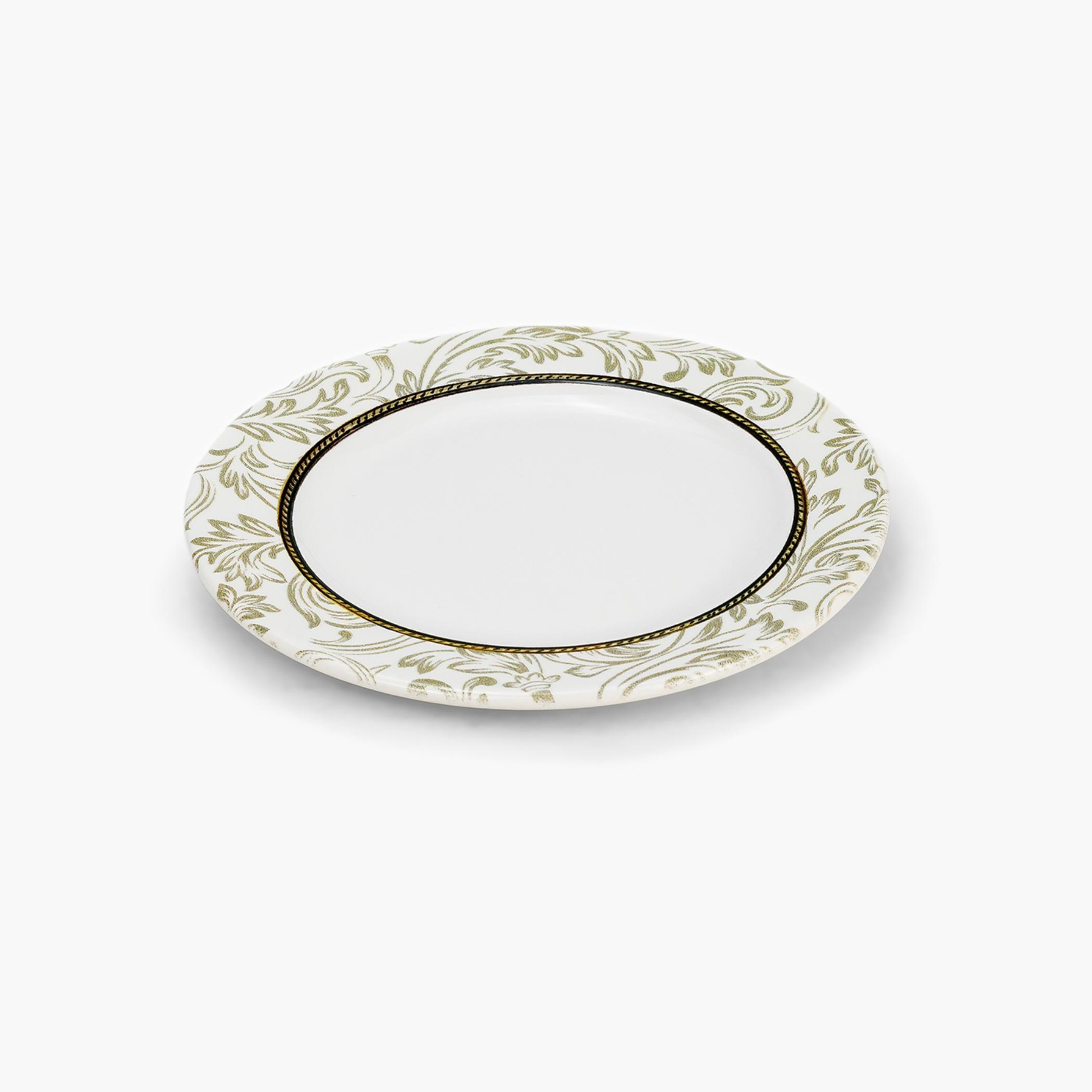 Patterned Ceramic Dinner Plate, 26cm-household-dining-dinnerware-plates-image-2