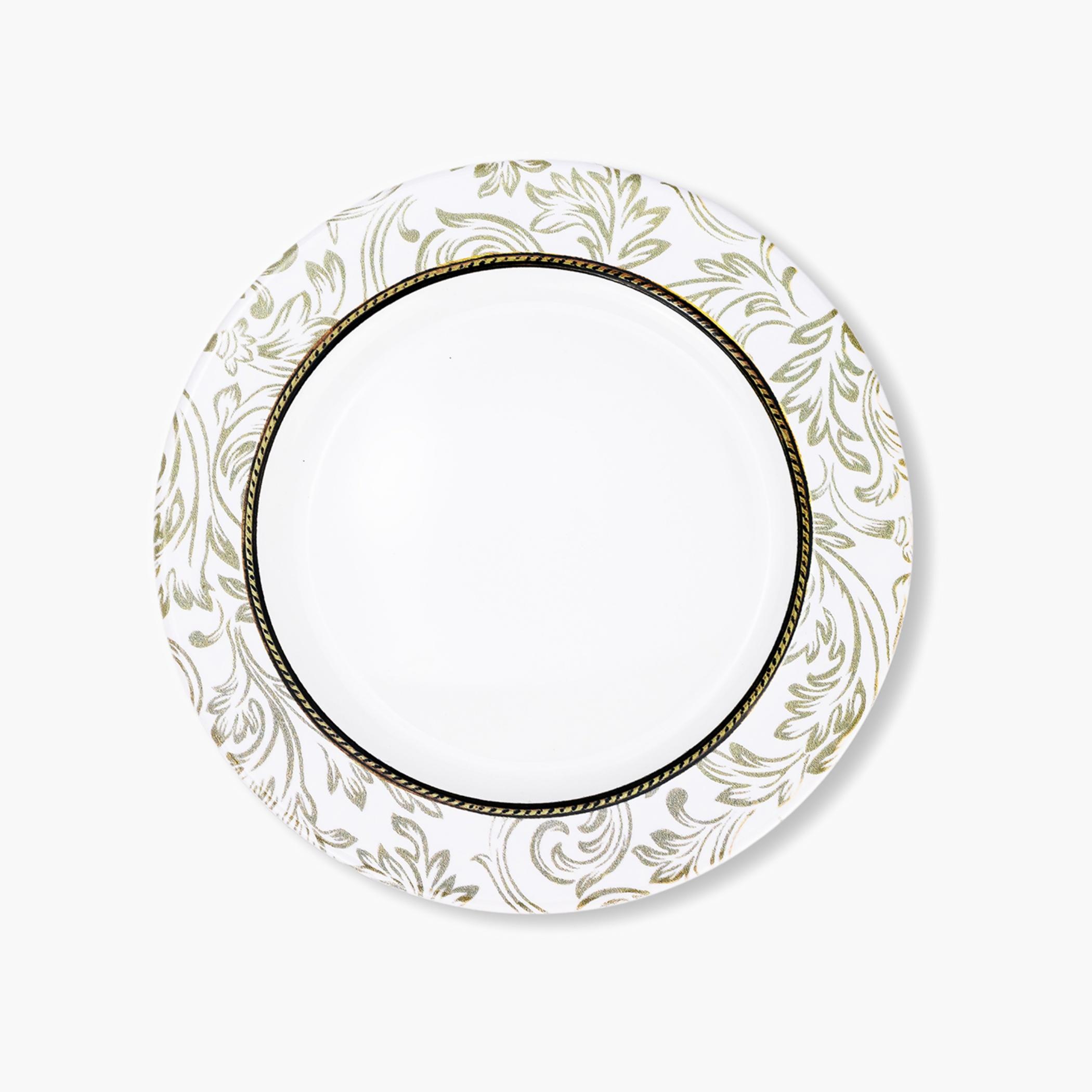 Ornate Round Dinner Plate-household-dining-dinnerware-plates-image-4
