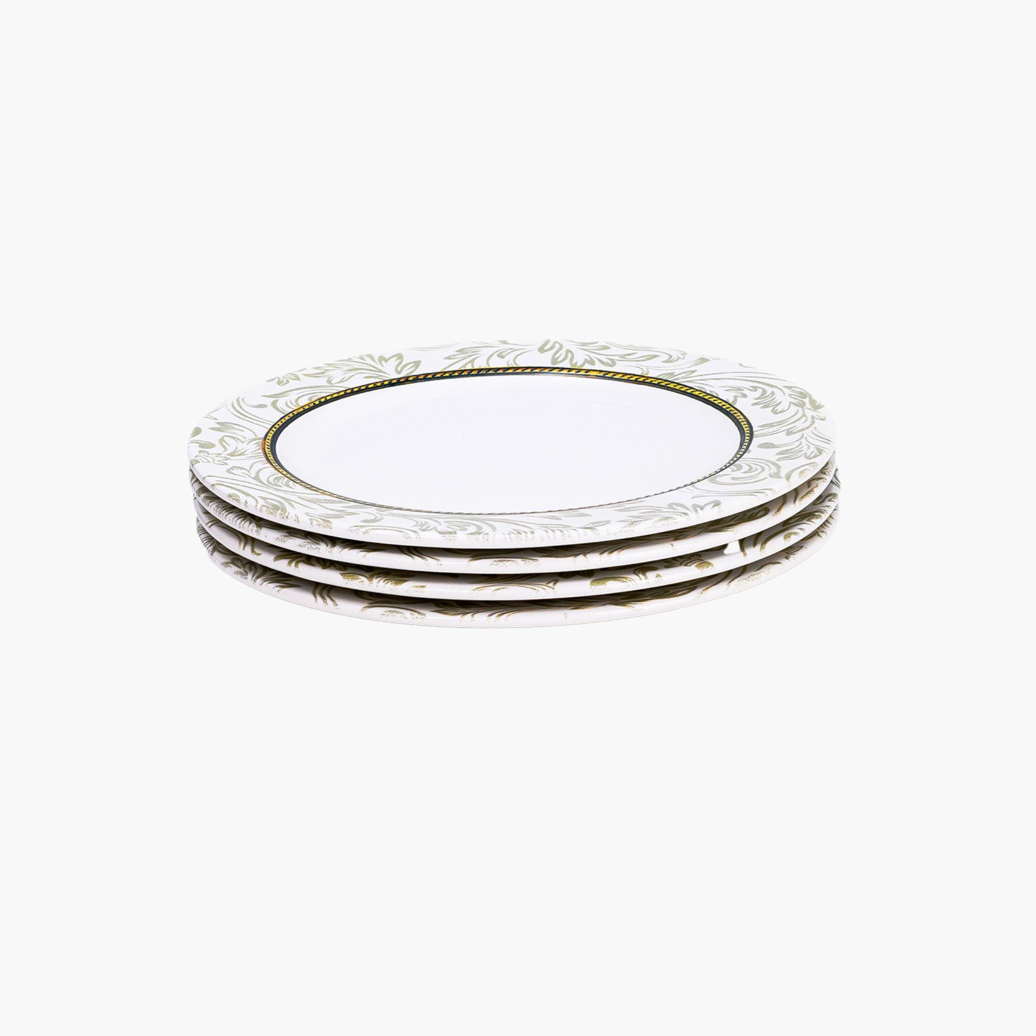 إديساطقم أطباق عشاء دائري بنقوش زهور-household-dining-dinnerware-plates-image-3