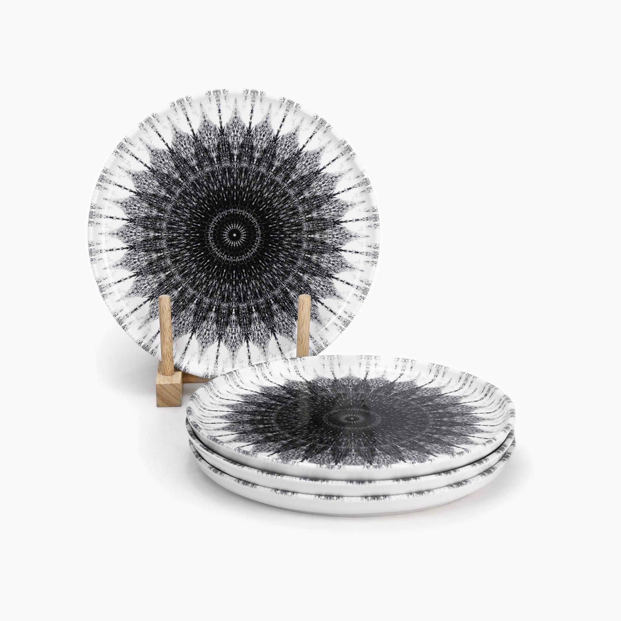 Mandala Pattern Dessert Plate Set-household-dining-dinnerware-plates-image-2