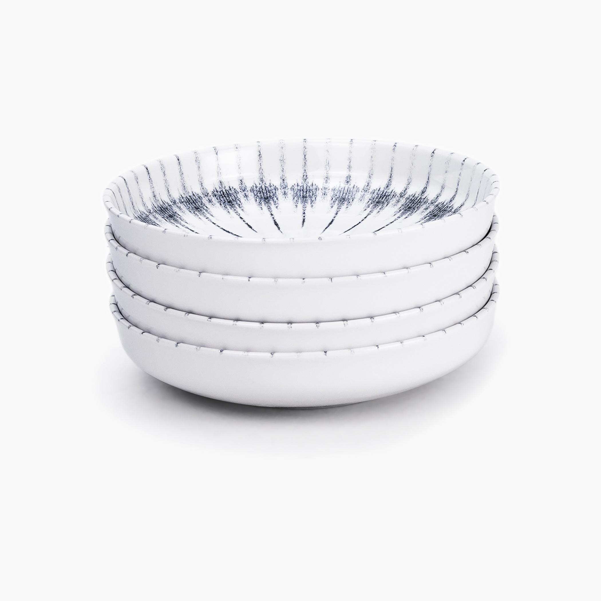 Abstract Pattern Ceramic Soup Bowl-household-dining-dinnerware-plates-image-3