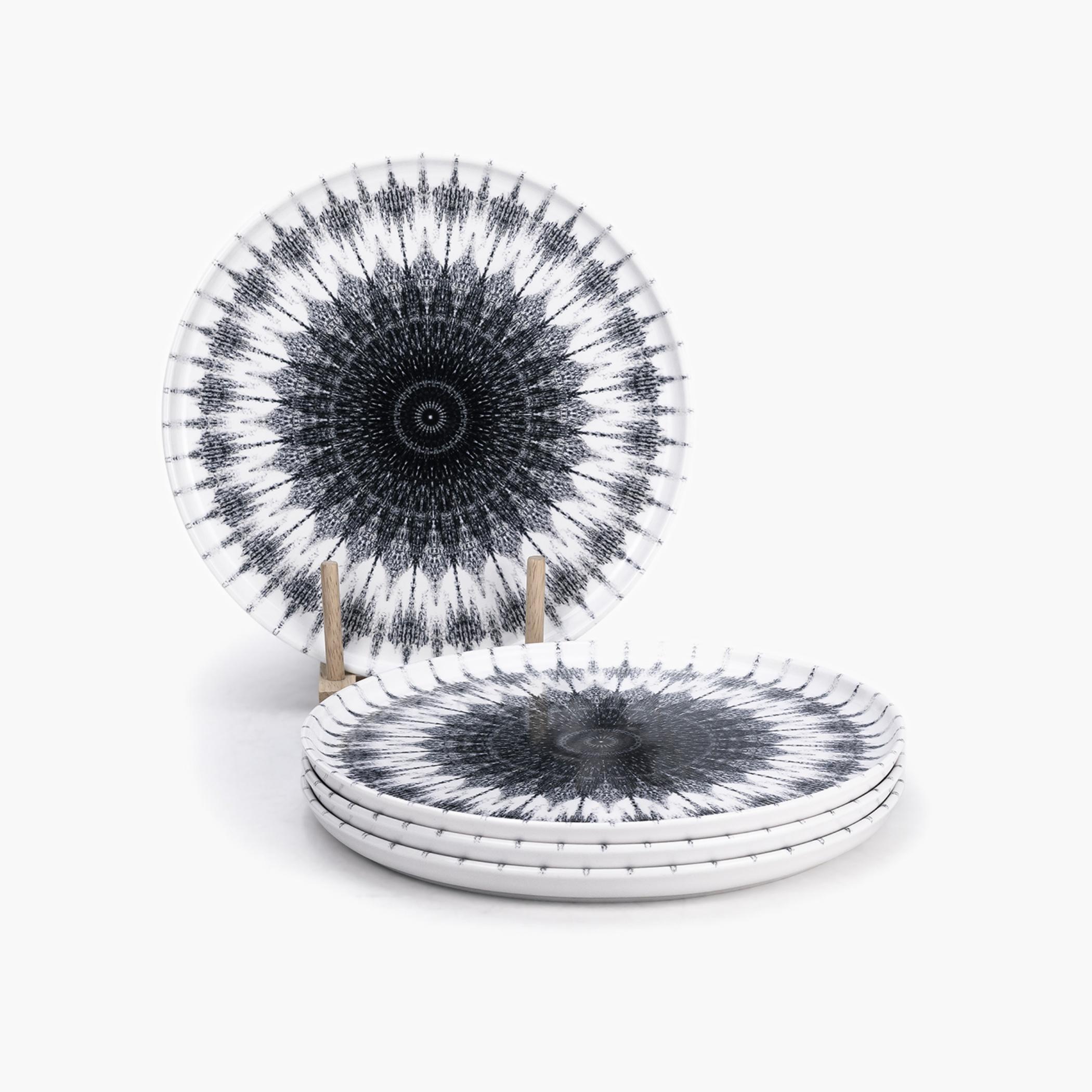 Mandala Print Dinner Plate Set-household-dining-dinnerware-plates-image-1