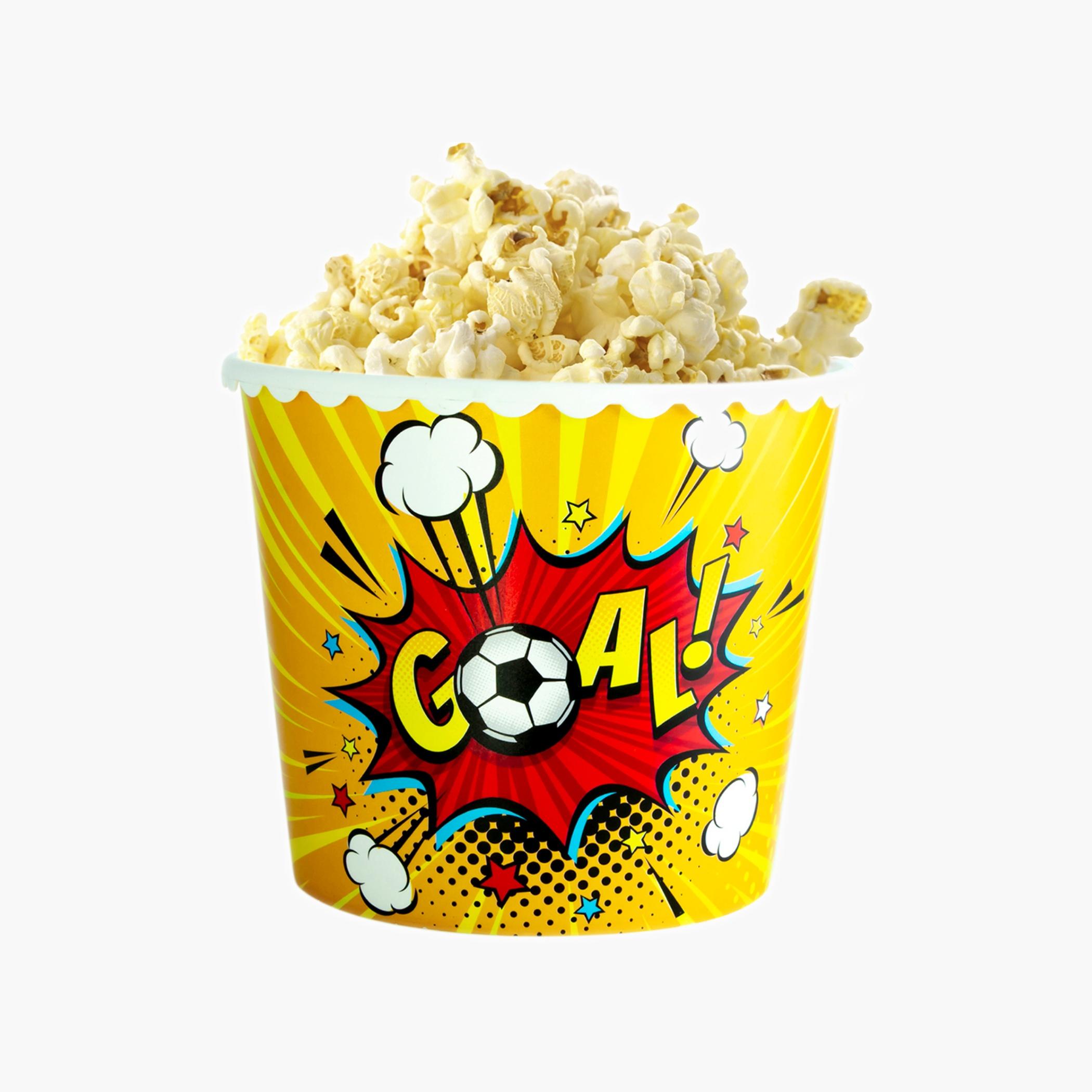 Goal-Themed Popcorn Snack Bowl 2.3 Litre-household-dining-serveware-chipsanddip-image-2