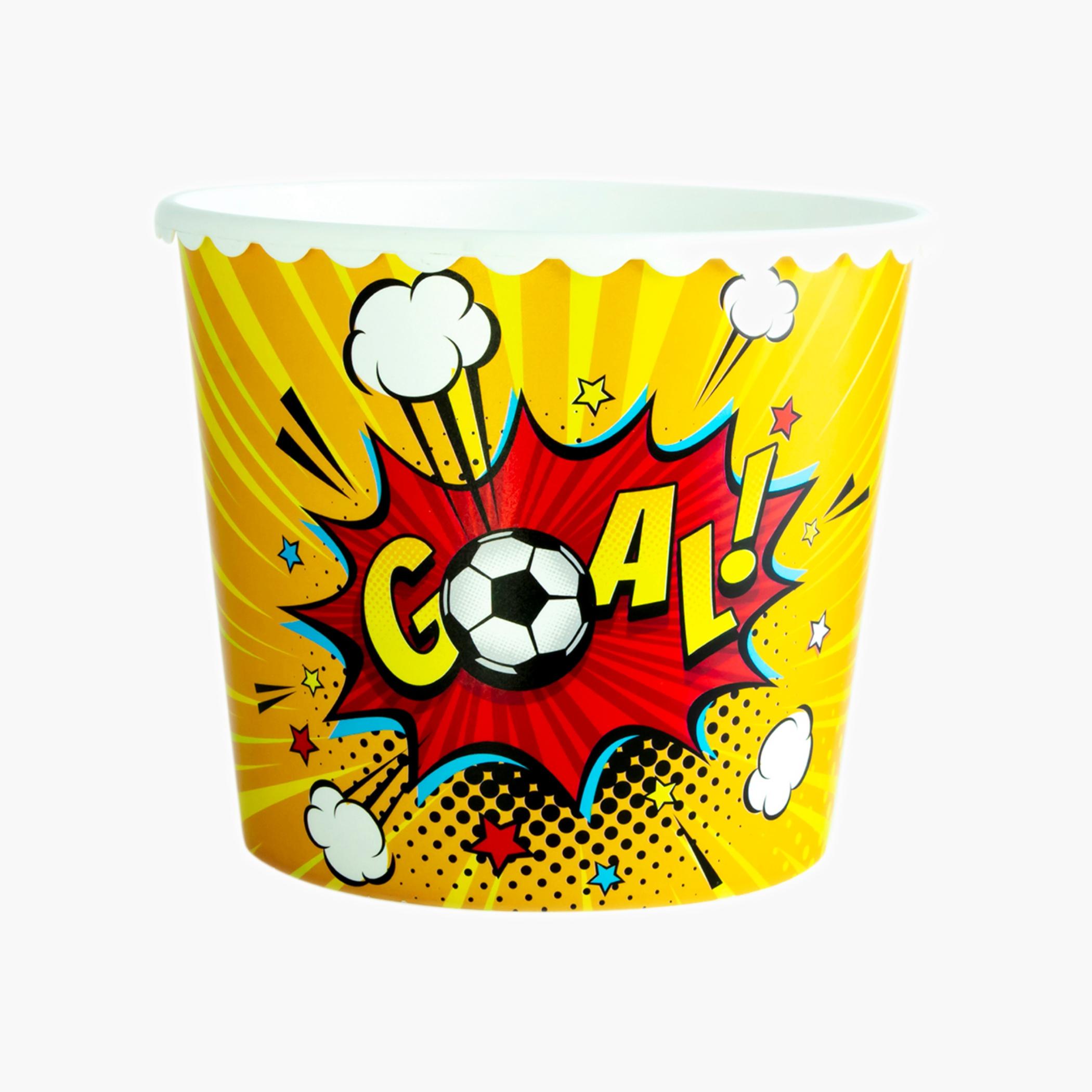 Goal-Themed Popcorn Snack Bowl 2.3 Litre-household-dining-serveware-chipsanddip-image-3