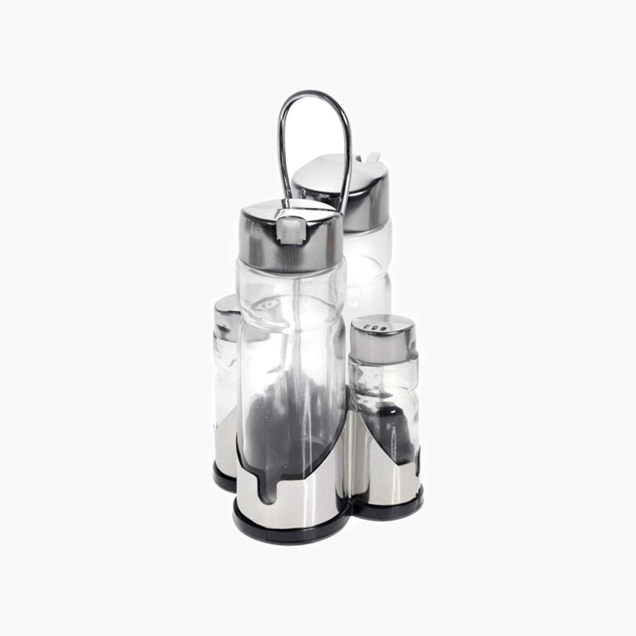 Glass Condiment Set with Holder-household-kitchen-foodstorage-spiceracksandjars-image-3