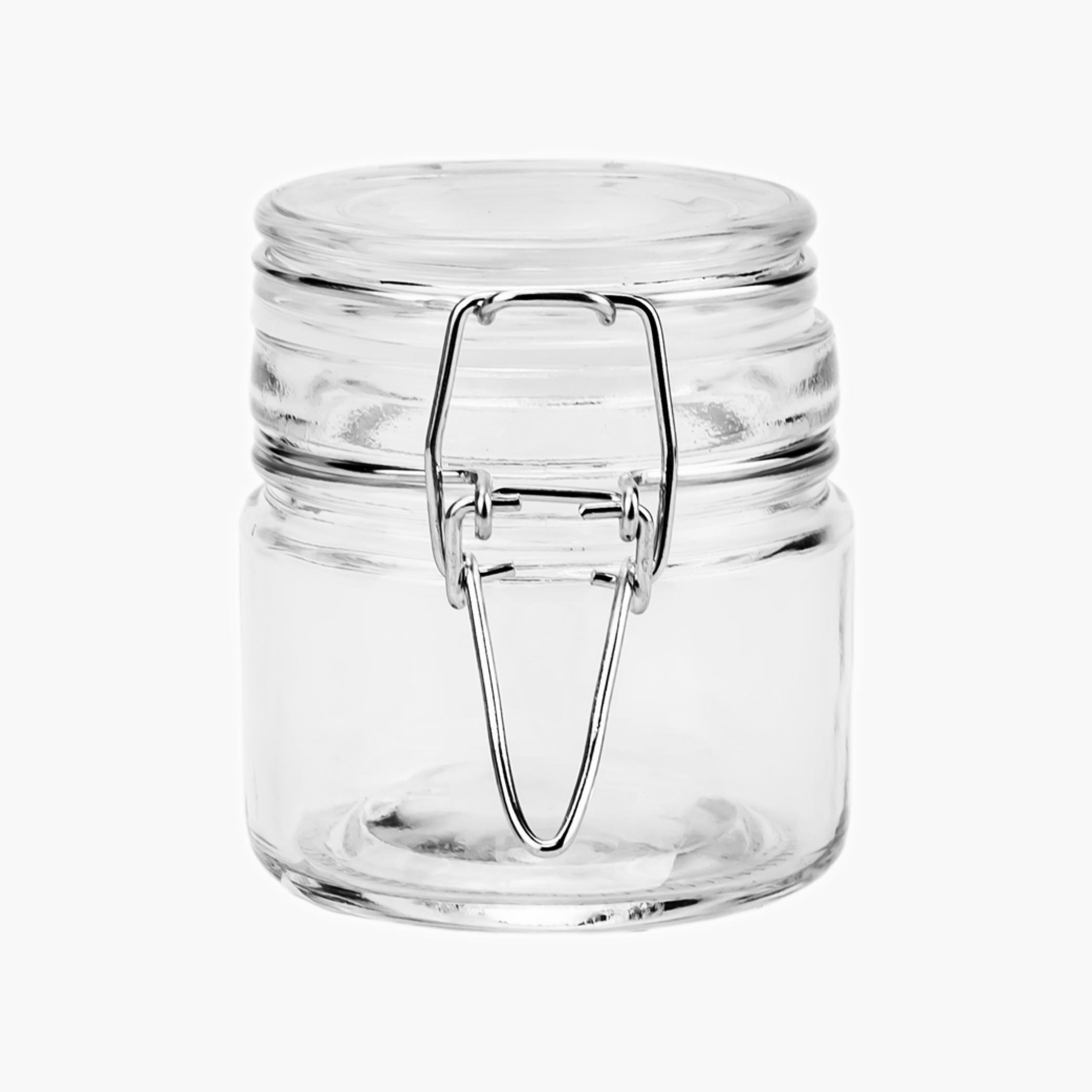 كوزين آرتوعاء تخزين زجاجي بغطاء قفل-household-kitchen-foodstorage-spiceracksandjars-image-1