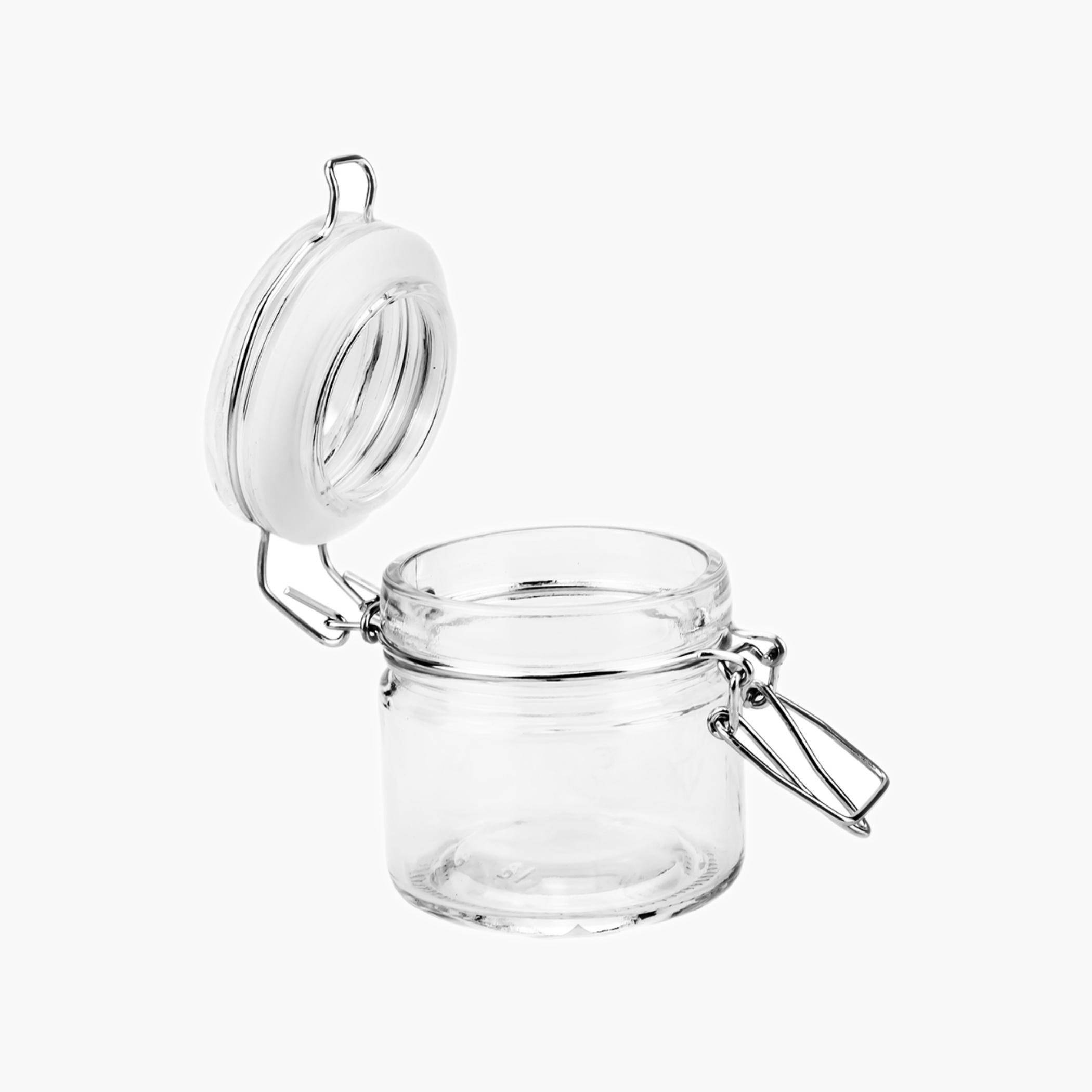كوزين آرتوعاء تخزين زجاجي بغطاء قفل-household-kitchen-foodstorage-spiceracksandjars-image-2