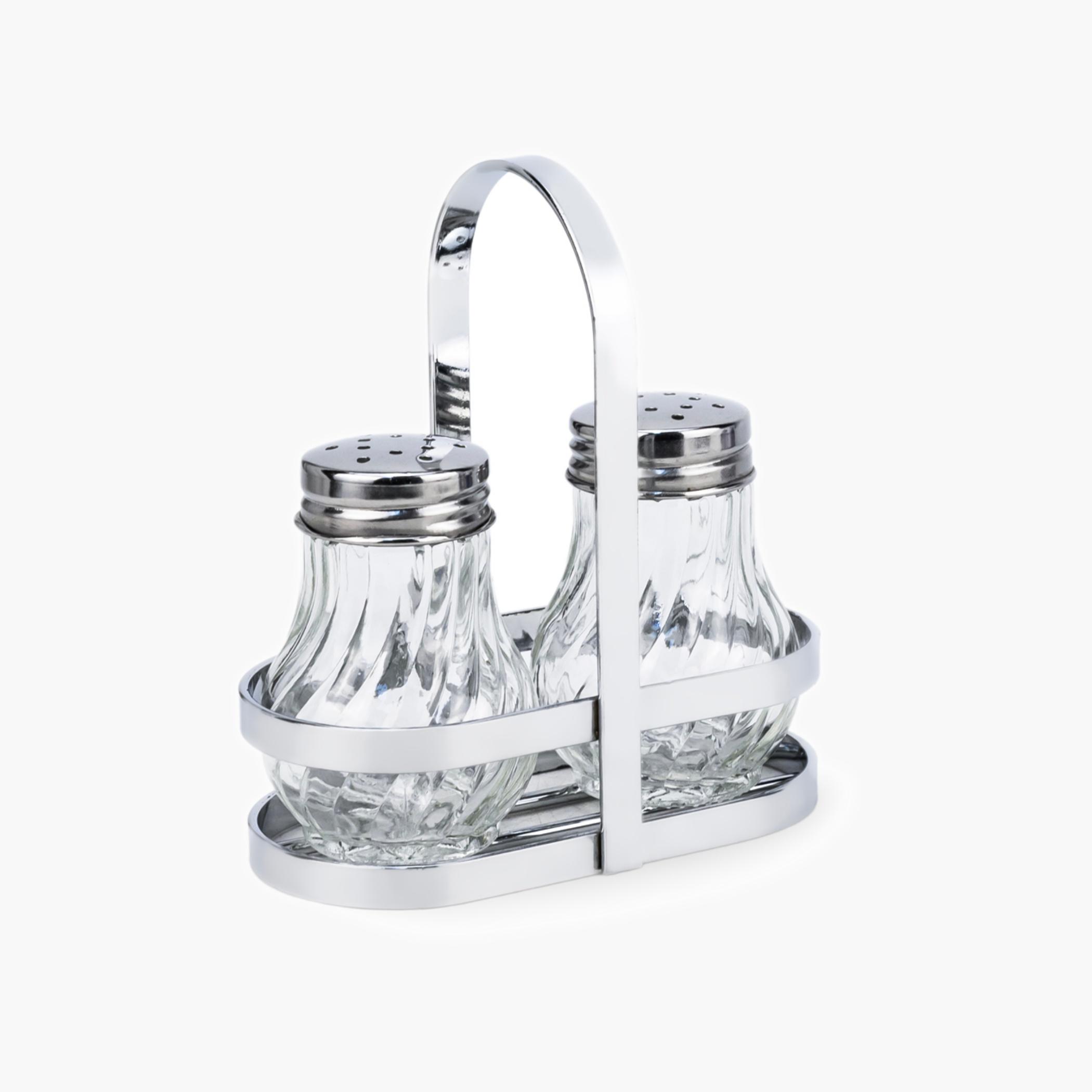 كوزين آرتطقم مملحة وفلفل زجاجي-household-kitchen-foodstorage-saltandpeppershakers-image-2