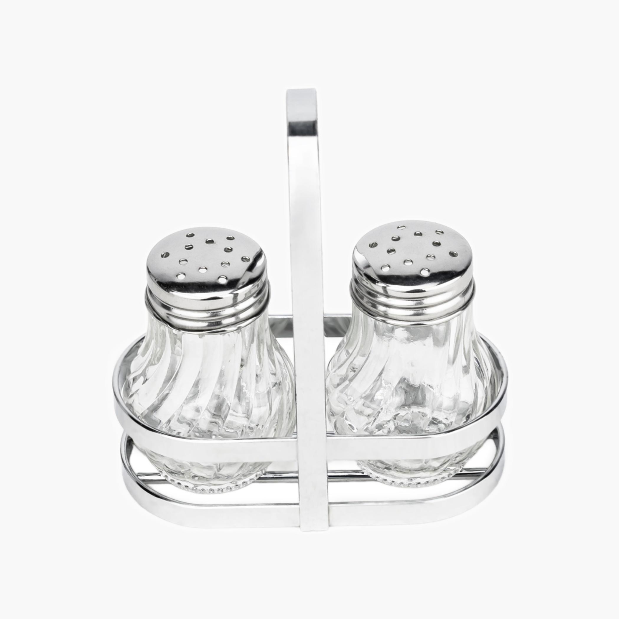 كوزين آرتطقم مملحة وفلفل زجاجي-household-kitchen-foodstorage-saltandpeppershakers-image-3