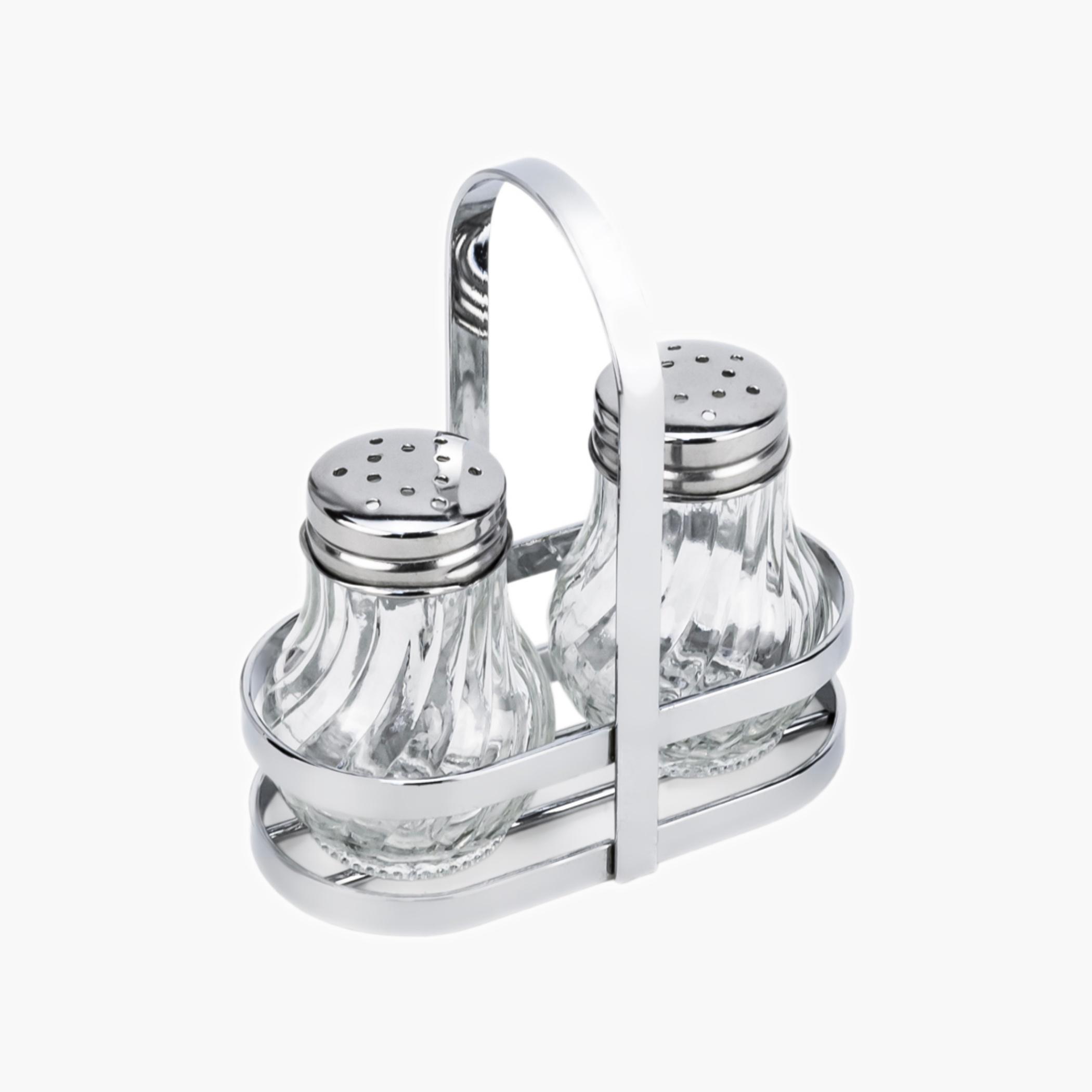 كوزين آرتطقم مملحة وفلفل زجاجي-household-kitchen-foodstorage-saltandpeppershakers-image-4