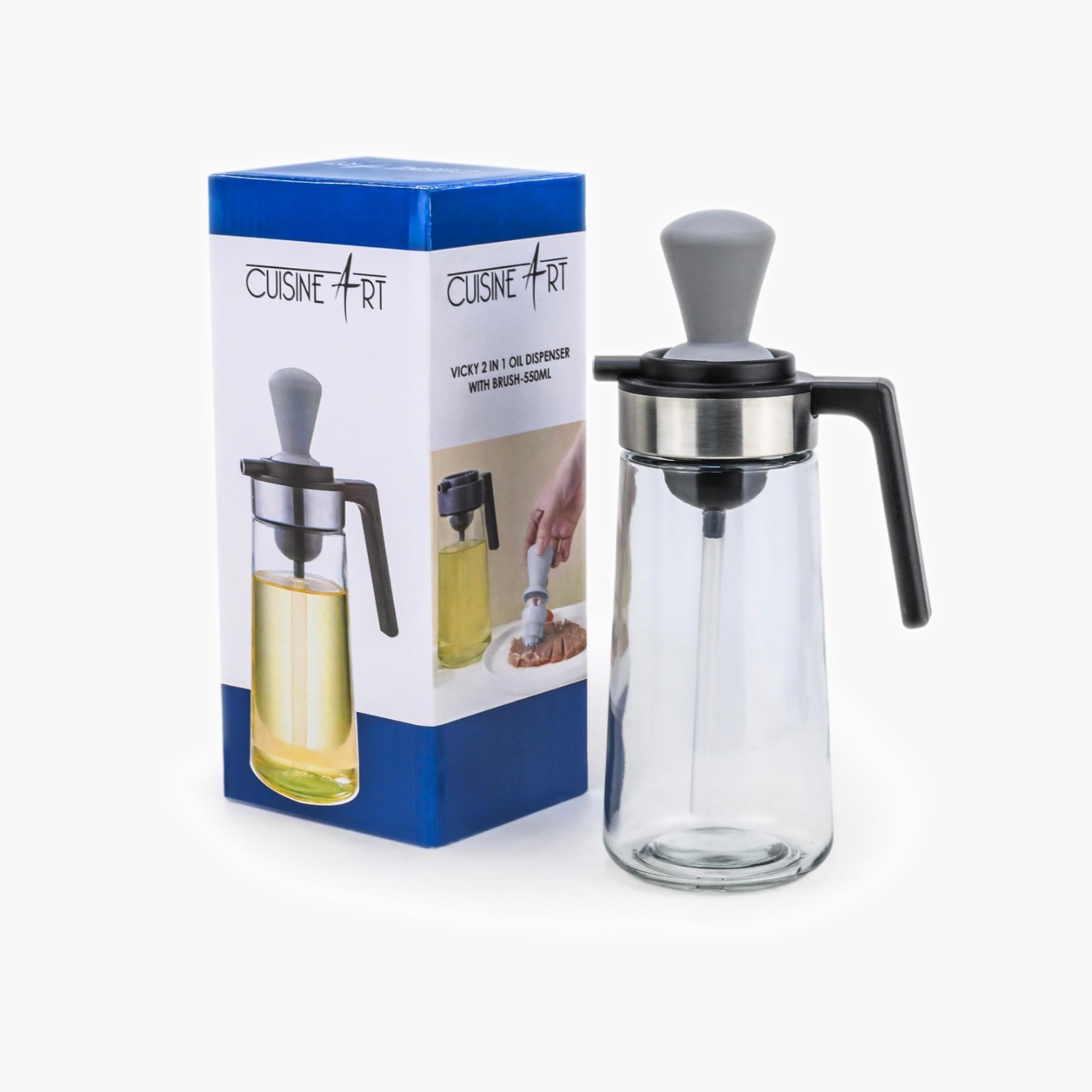 Glass Oil Dispenser with Integrated Brush-household-kitchen-foodstorage-oilandvinegar-image-2