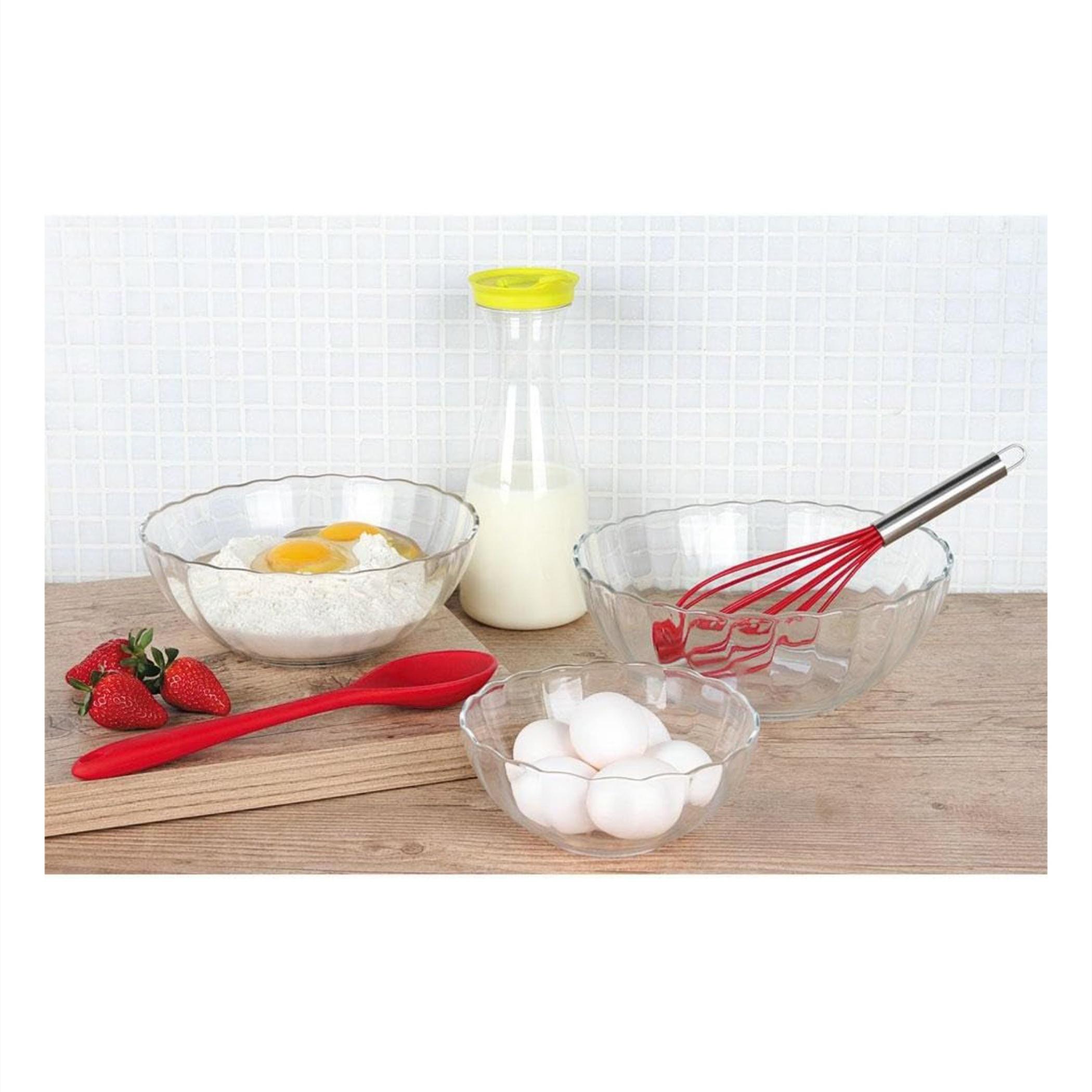 Clear Glass Mixing Bowl Set-household-kitchen-bakeware-mixingbowls-image-2