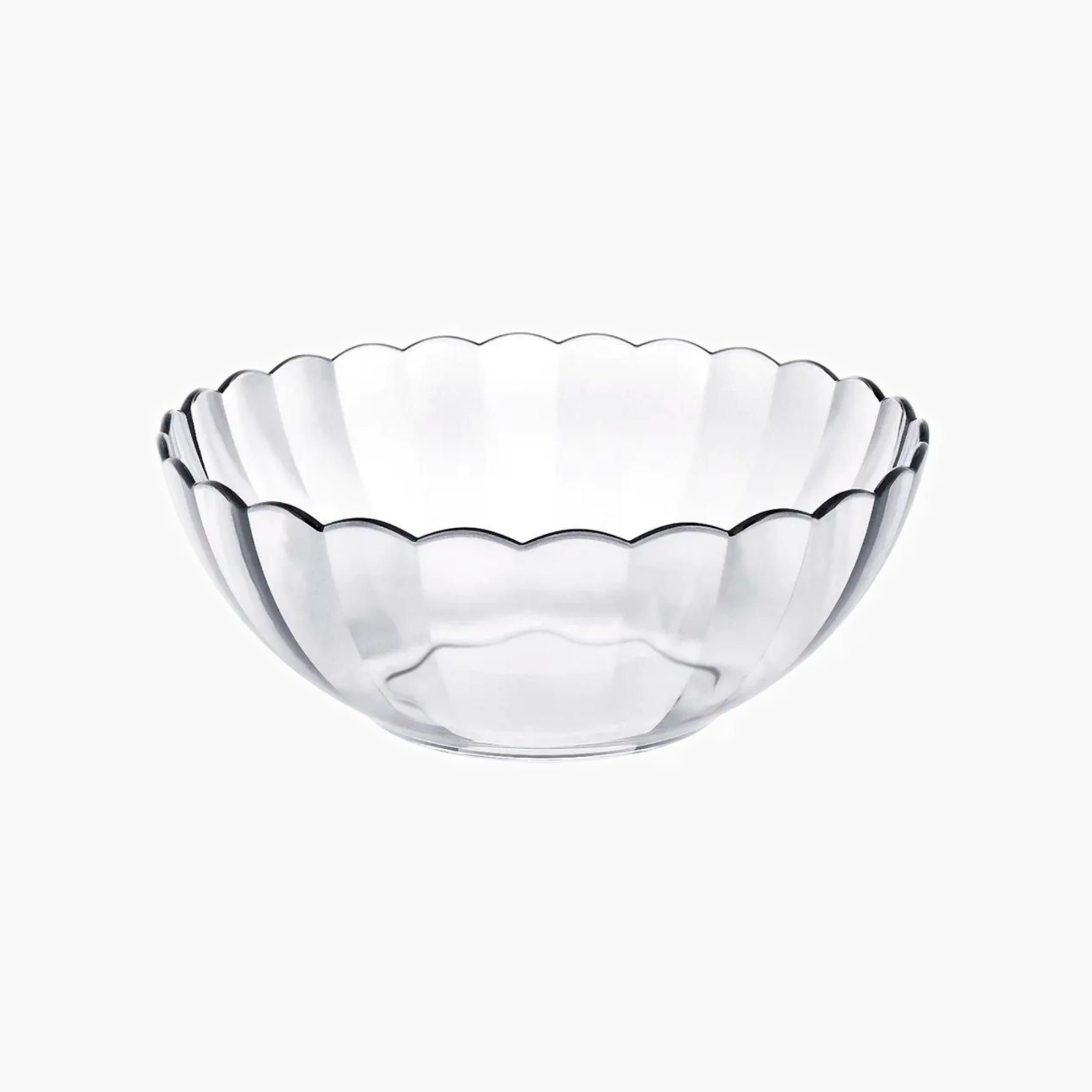 Scalloped Glass Serving Bowl-household-kitchen-bakeware-mixingbowls-image-1
