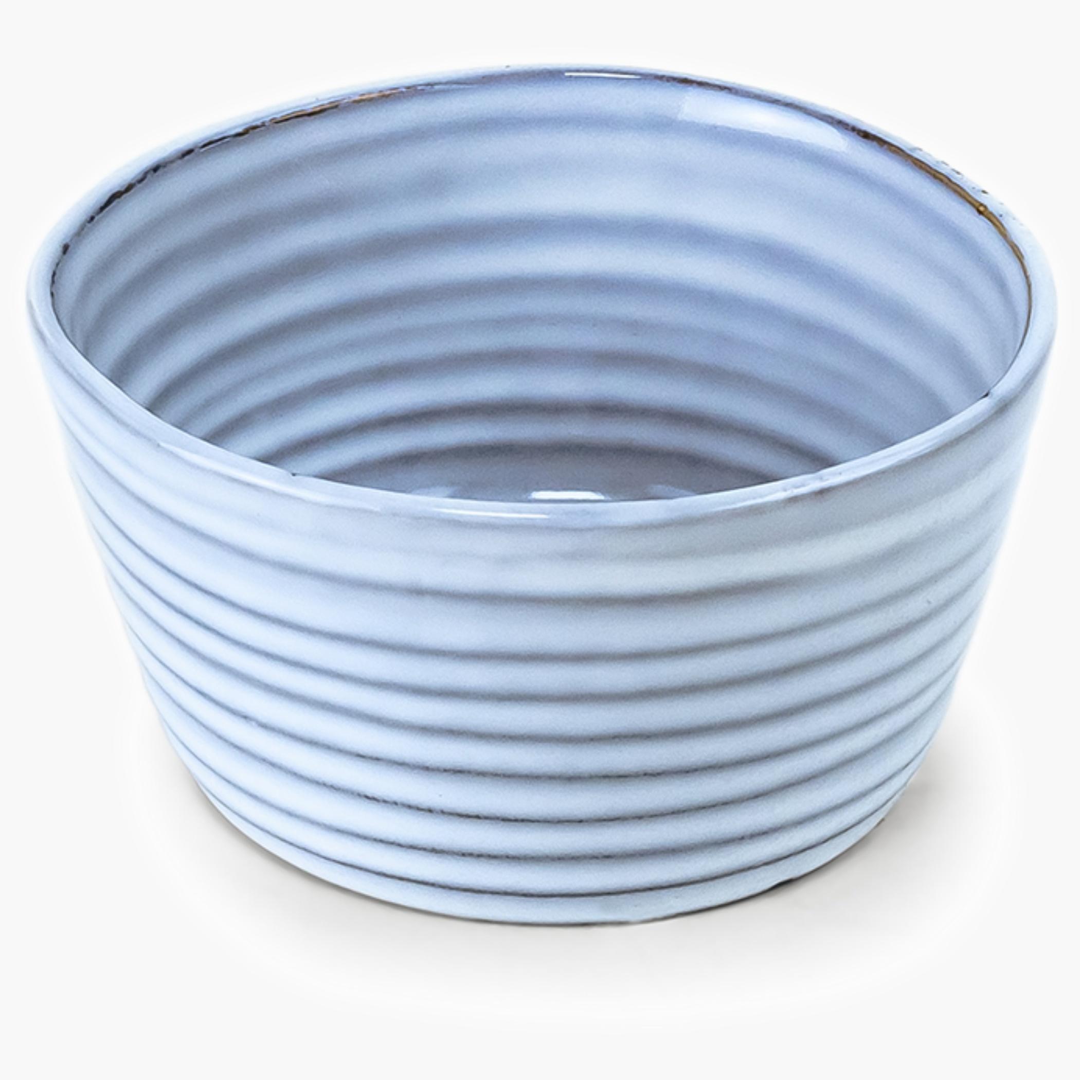 Ribbed Stoneware Bowl Set-household-dining-dinnerware-bowls-image-2