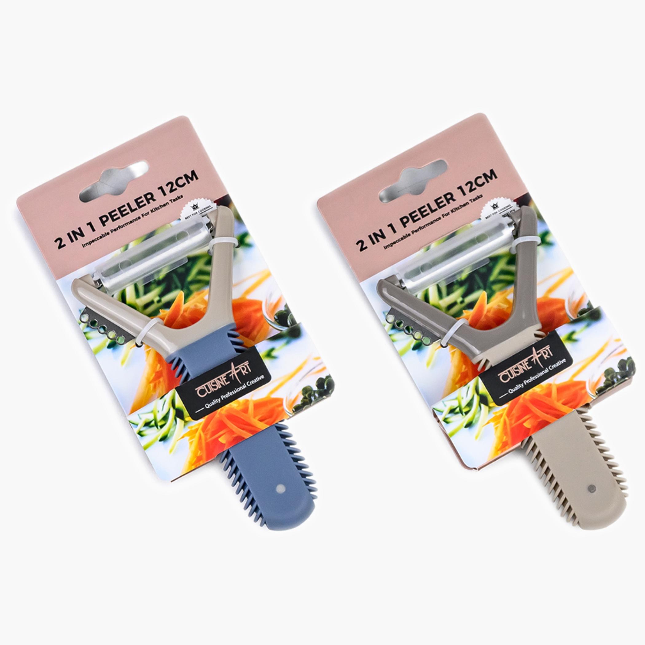 كوزين آرتمقشرة خضروات 2 في 1 بطول 12 سم-household-kitchen-kitchentoolsandutensils-foodpreparationtools-image-3